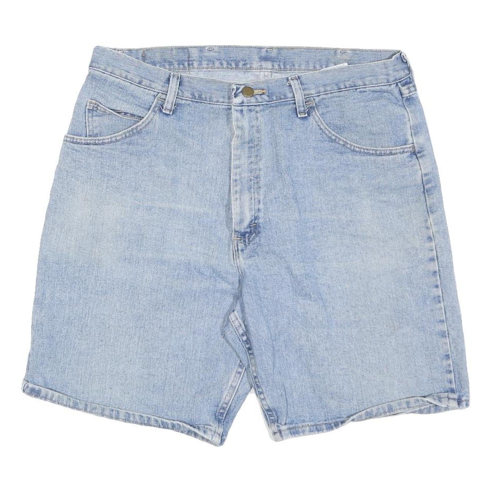 Buy WRANGLER Mens Shorts Blue Denim Casual L W36 Classic Fit Cotton Blend Refurbished - $25.99 WRANGLER Mens Shorts Blue Denim Casual L W36 Classic Fit Cotton Blend Refurbished - N/A refurbished available on Cerqular