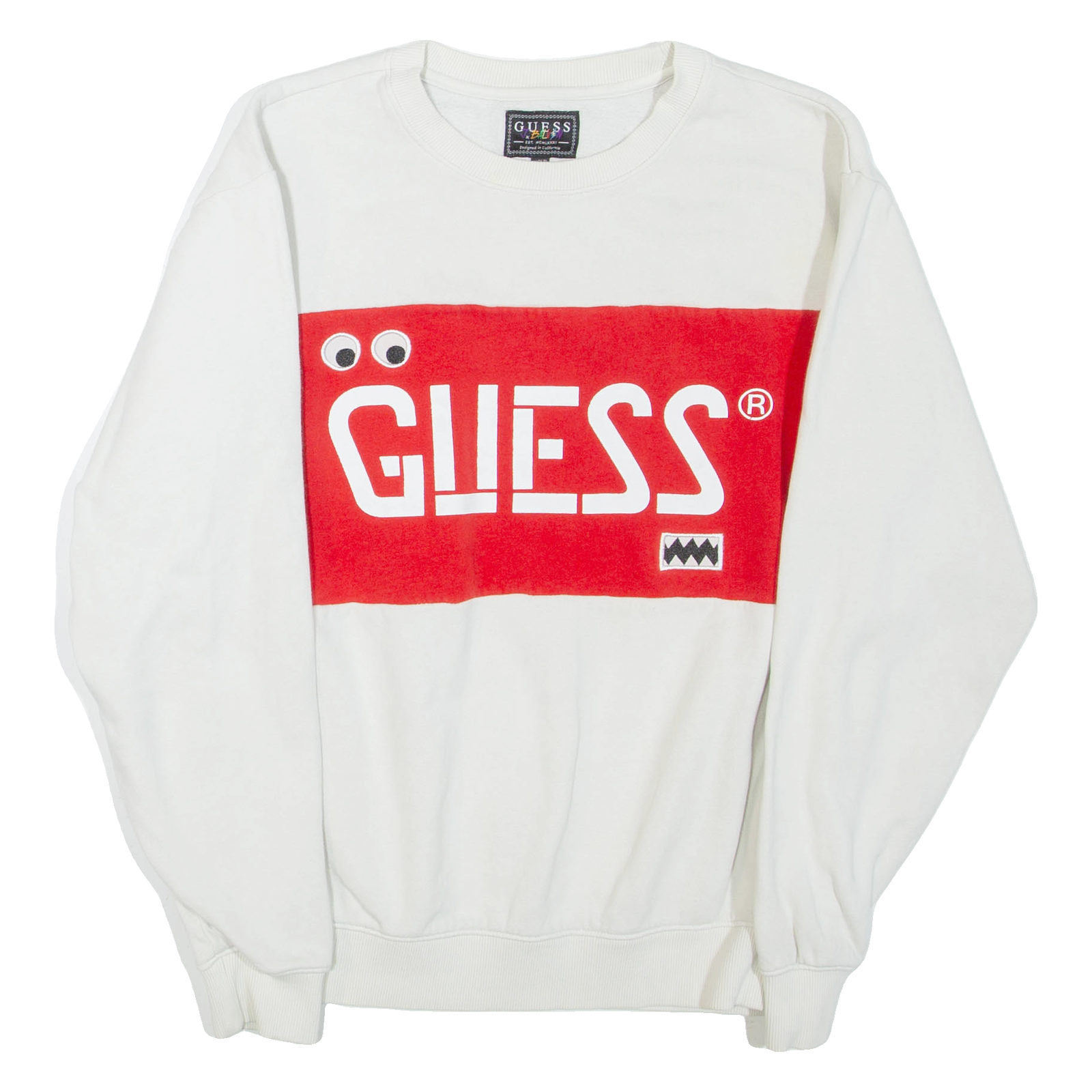 Buy GUESS Mens Sweatshirt White Crew Neck S Refurbished - $63.69 GUESS Mens Sweatshirt White Crew Neck S Refurbished - N/A refurbished available on Cerqular