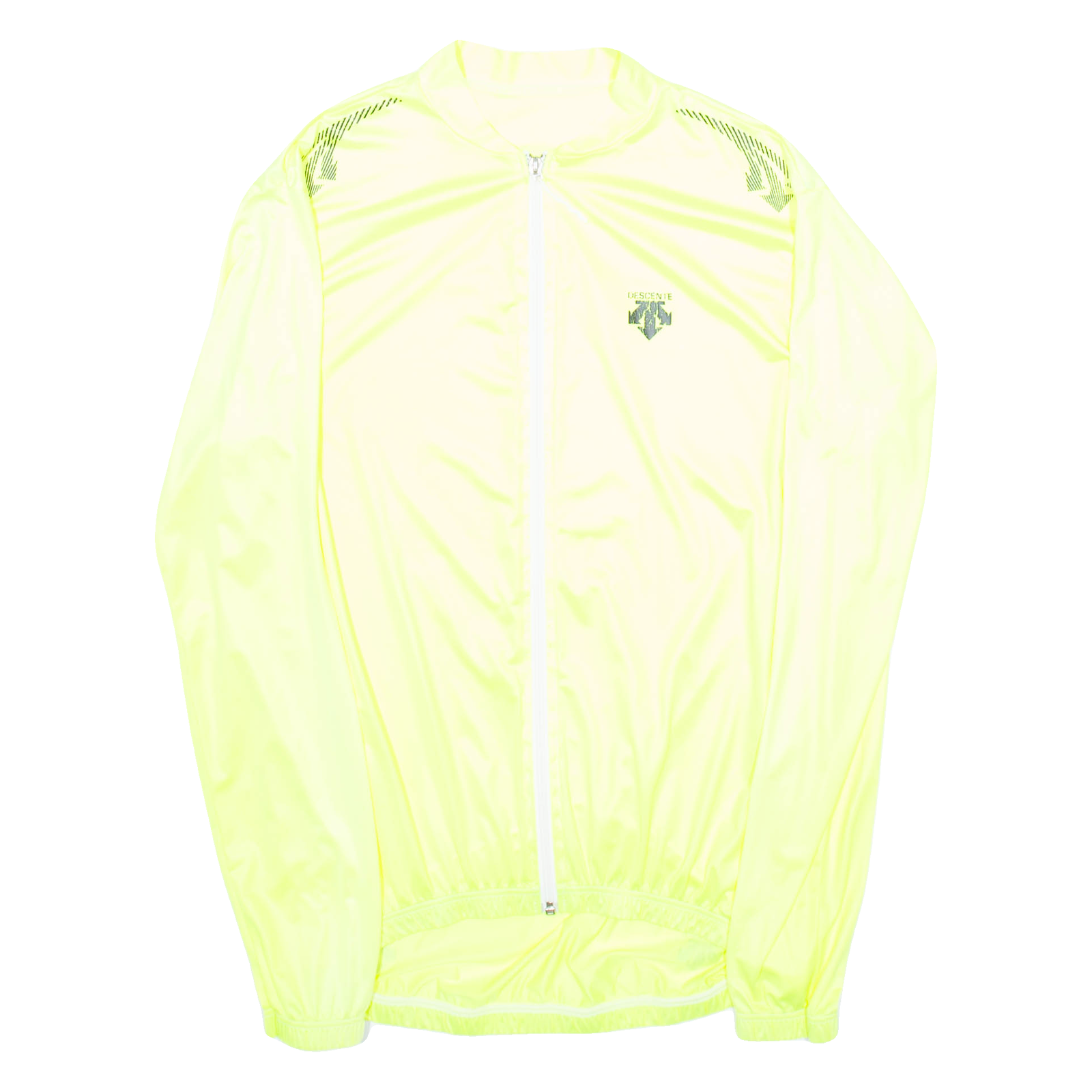 Full Zip High Vis Cycling Mens Jersey Yellow Long Sleeve L Refurbished - N/A refurbished available on Cerqular