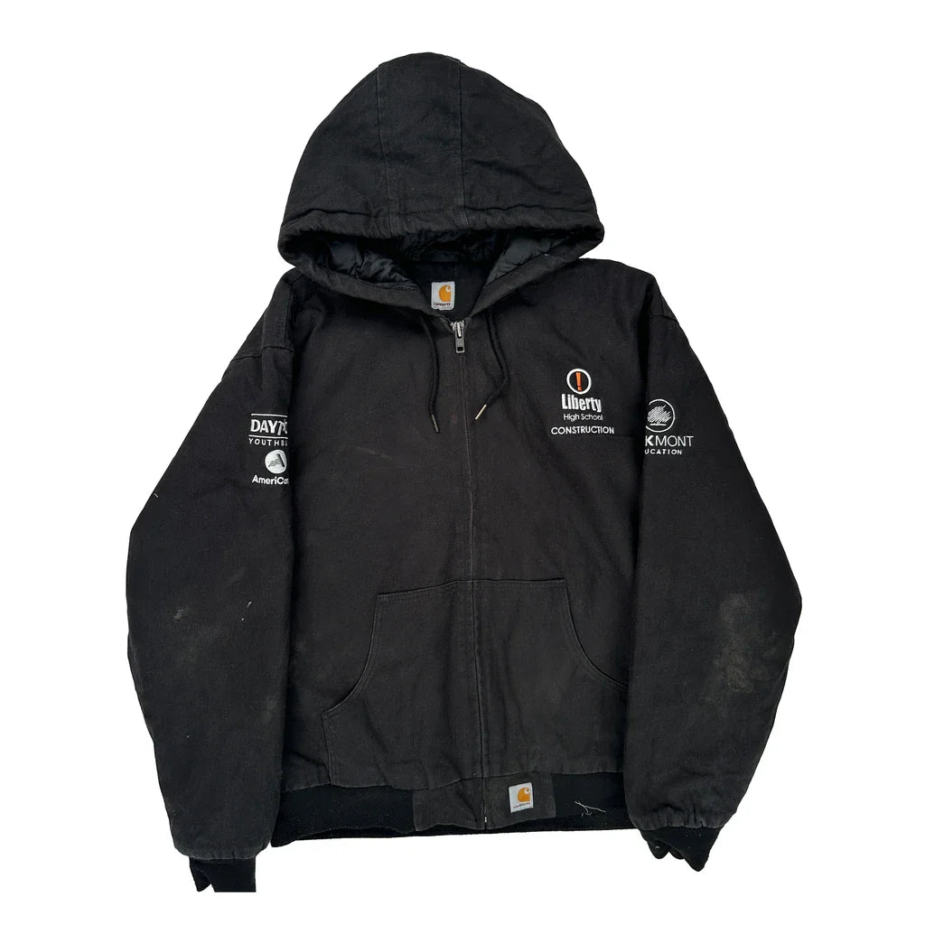 Buy Liberty High School Construction Carhartt Jacket - 2XL Black Cotton Refurbished - $221.09 Liberty High School Construction Carhartt Jacket - 2XL Black Cotton Refurbished - Thrifted (note: this is a term often used to describe second- refurbished available on Cerqular