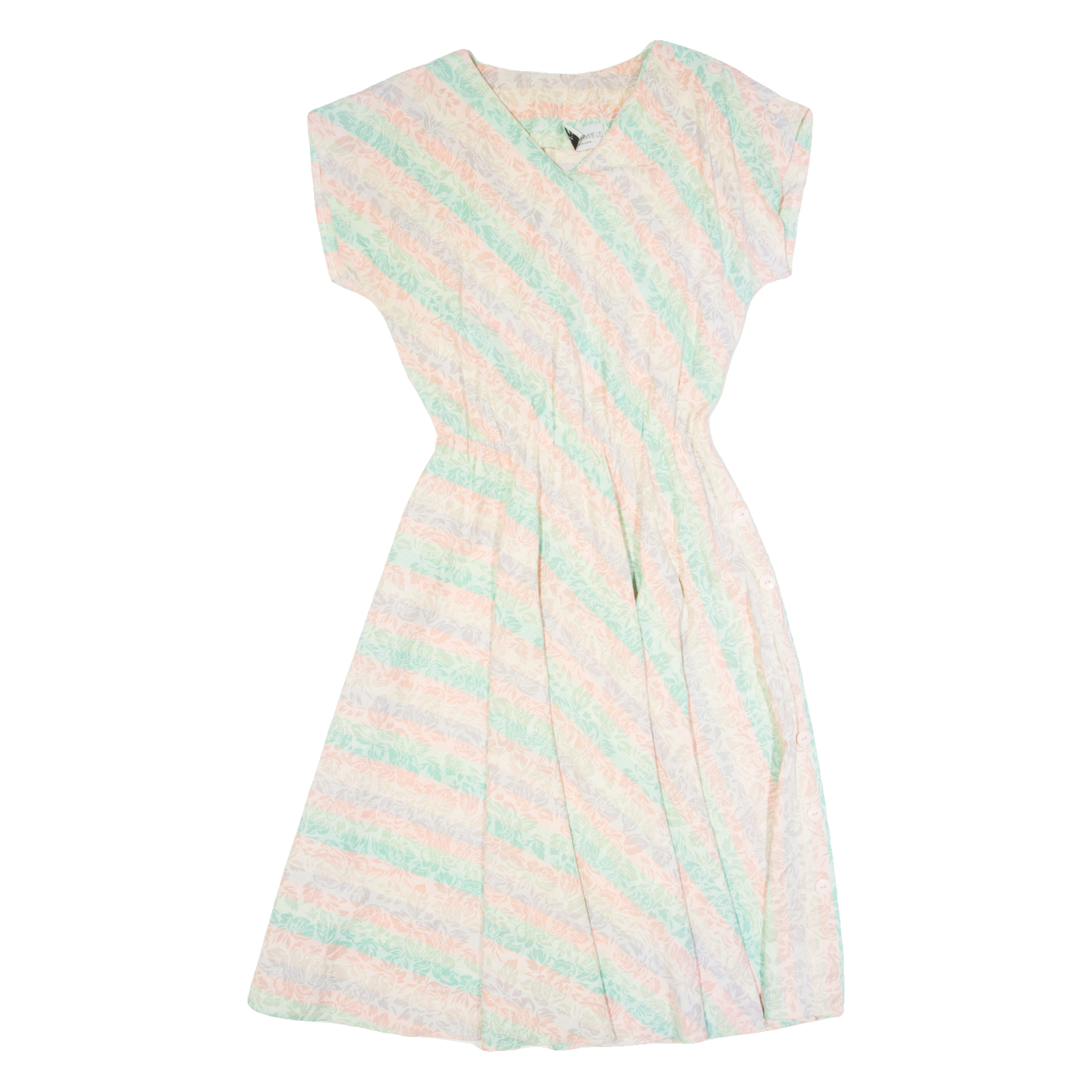 Buy JUST IN THYME Womens A-Line Dress Cream 90s Striped Short Sleeve Midi S Refurbished - $27.29 JUST IN THYME Womens A-Line Dress Cream 90s Striped Short Sleeve Midi S Refurbished - N/A refurbished available on Cerqular