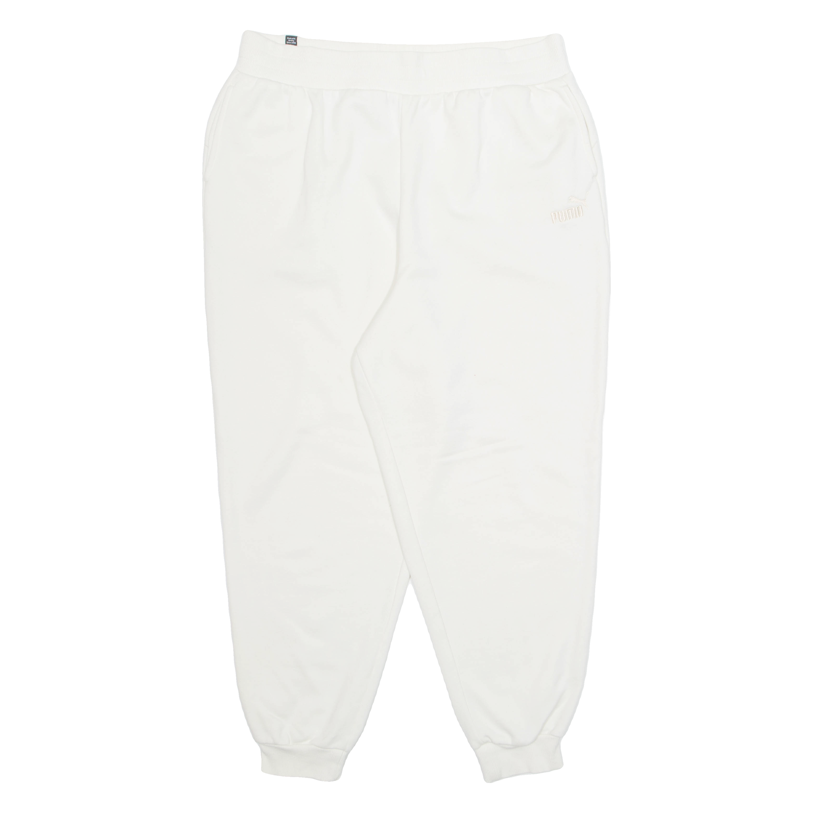 PUMA Womens Joggers White Tapered XL W32 L27 Refurbished - N/A refurbished available on Cerqular