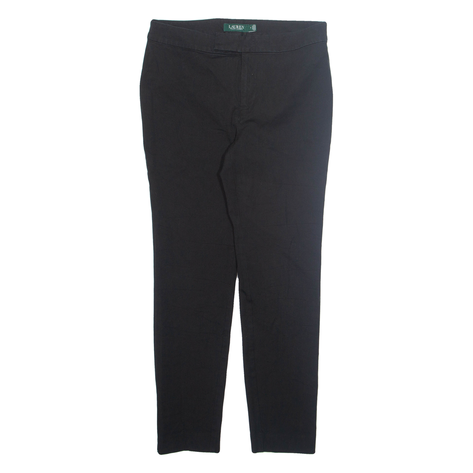 RALPH LAUREN Womens Trousers Black Slim Tapered W28 L27 Refurbished - N/A refurbished available on Cerqular