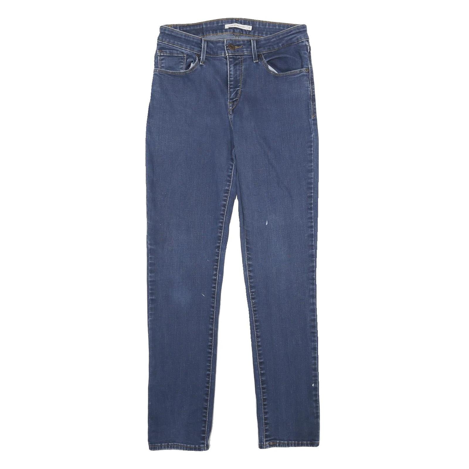 LEVI'S Classic Mid Rise Skinny Womens Jeans Blue Classic Skinny Denim W26 L30 Refurbished - N/A refurbished available on Cerqular