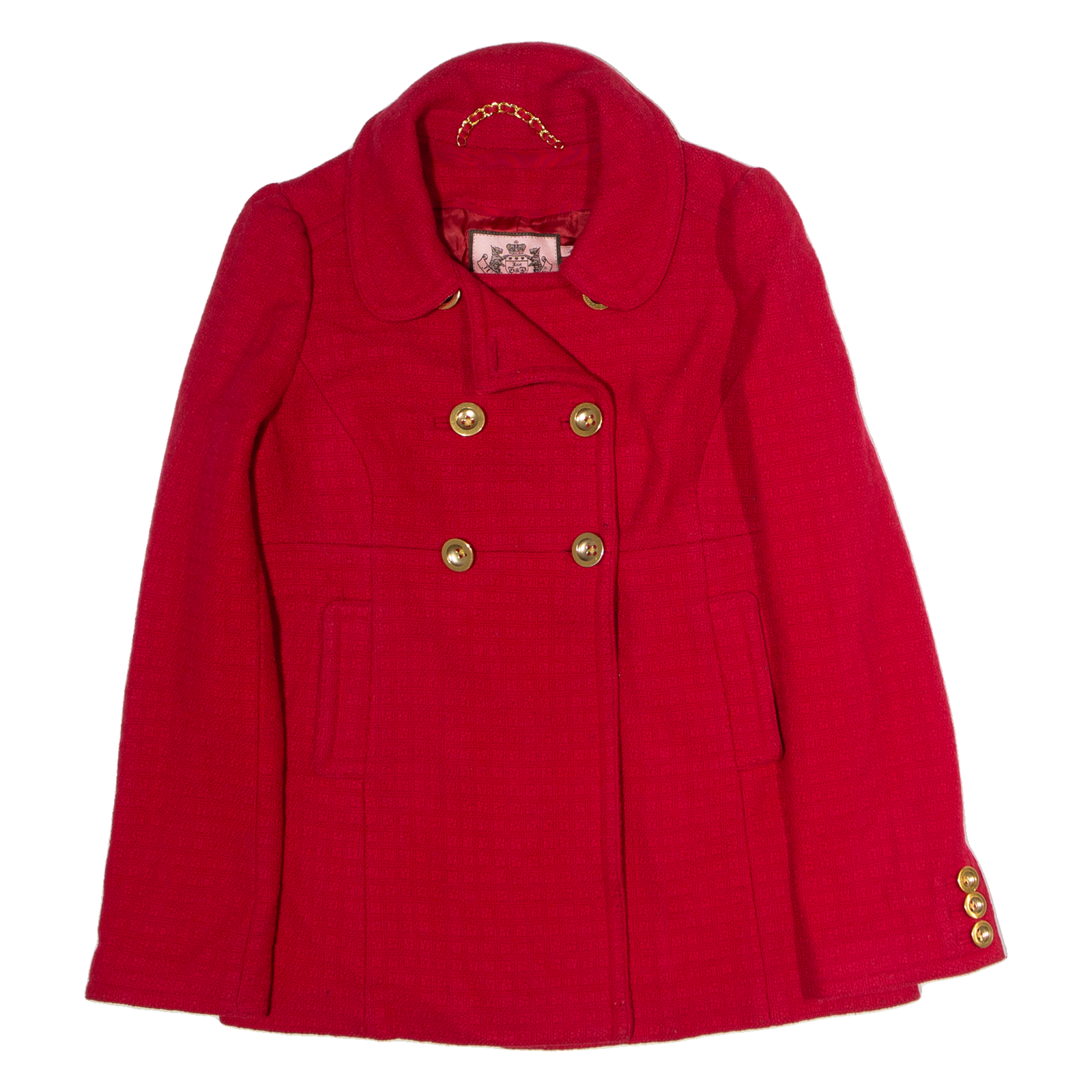 Buy JUICY COUTURE Womens Overcoat Coat Red Wool M Refurbished - $74.09 JUICY COUTURE Womens Overcoat Coat Red Wool M Refurbished - N/A refurbished available on Cerqular