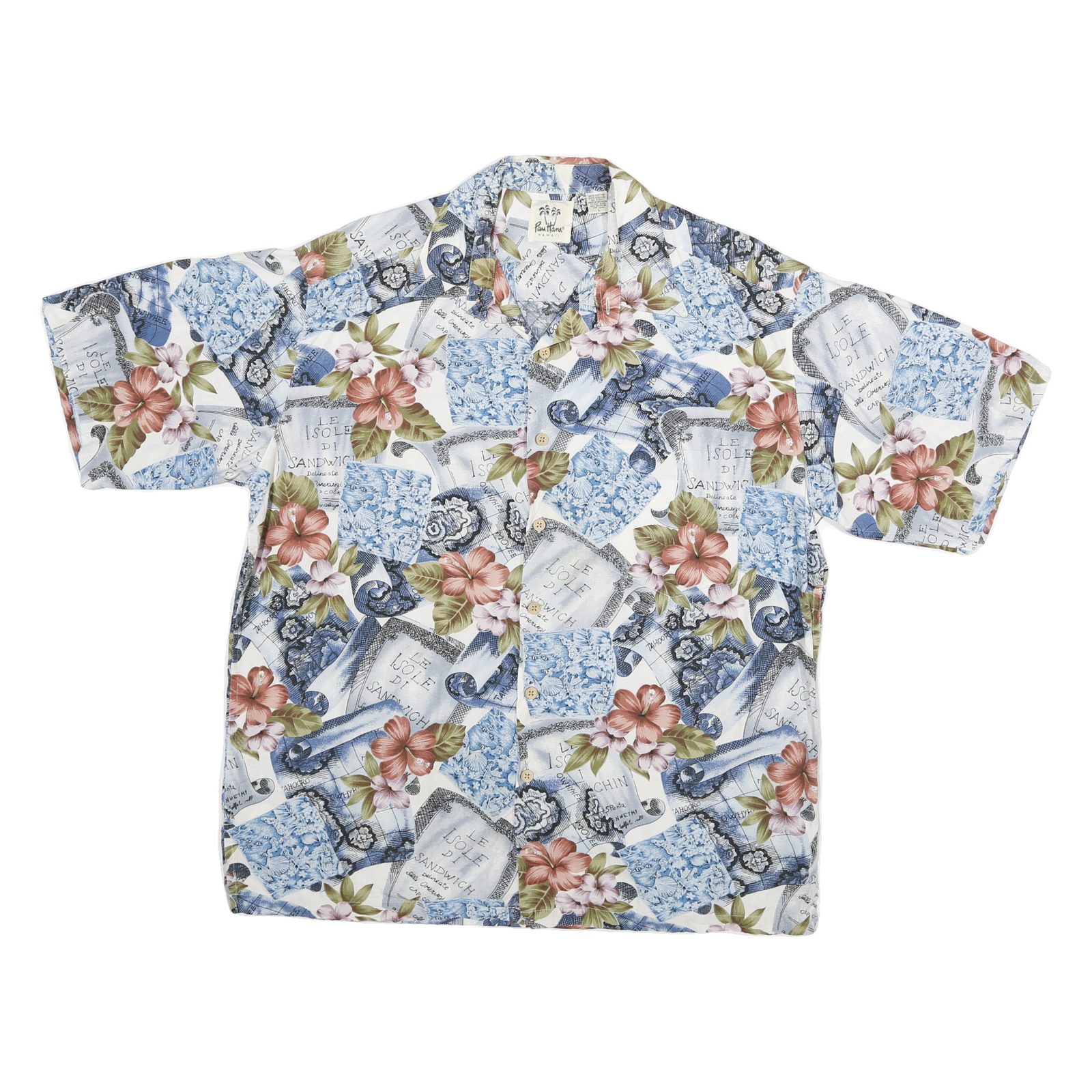 Buy PAUTTANA Mens Blue White Floral Cotton Blend Shirt L Hawaiian Casual Refurbished - $15.59 PAUTTANA Mens Blue White Floral Cotton Blend Shirt L Hawaiian Casual Refurbished - N/A refurbished available on Cerqular