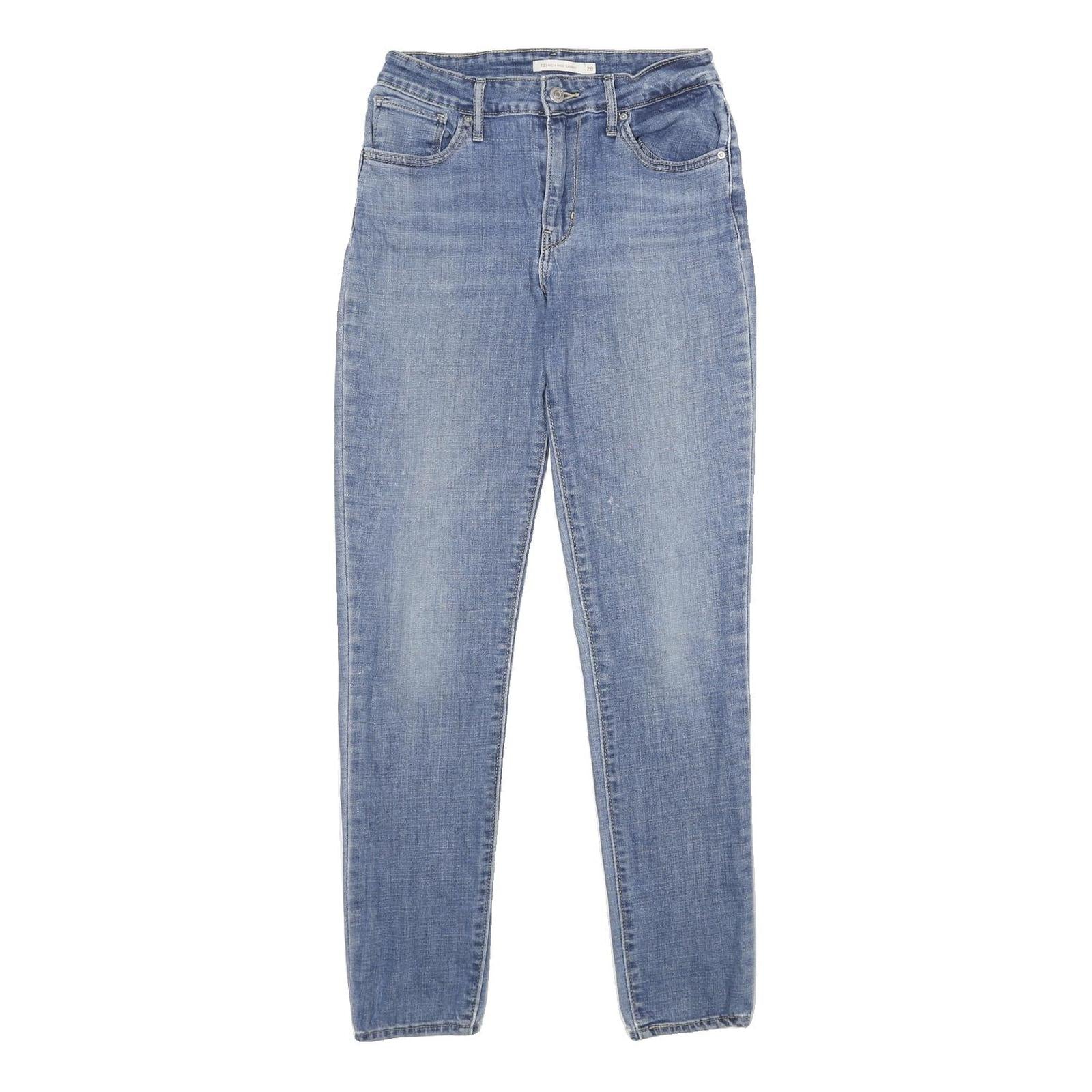 LEVI'S 721 High Rise Skinny Womens Jeans Blue Slim Denim Light W28 L30 Refurbished - N/A refurbished available on Cerqular