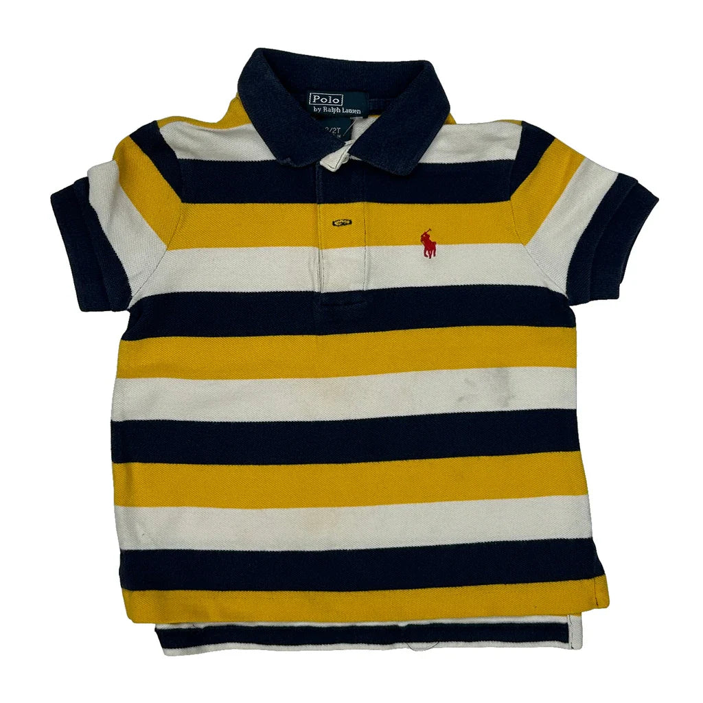 Buy Age 2 Polo By Ralph Lauren Striped Polo Shirt - 3XS Navy Cotton Refurbished - $14.06 Age 2 Polo By Ralph Lauren Striped Polo Shirt - 3XS Navy Cotton Refurbished - Thrifted (note: this is a term often used to describe second- refurbished available on Cerqular
