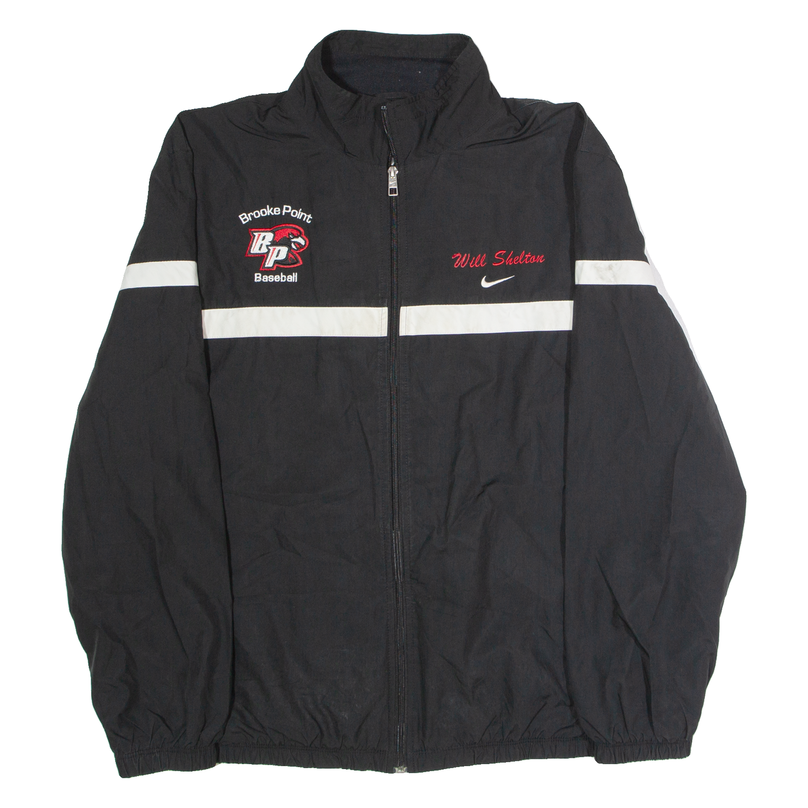 NIKE Brooke Point Baseball 'Will Shelton' Mens Windbreaker Jacket Black USA XL Refurbished - N/A refurbished available on Cerqular