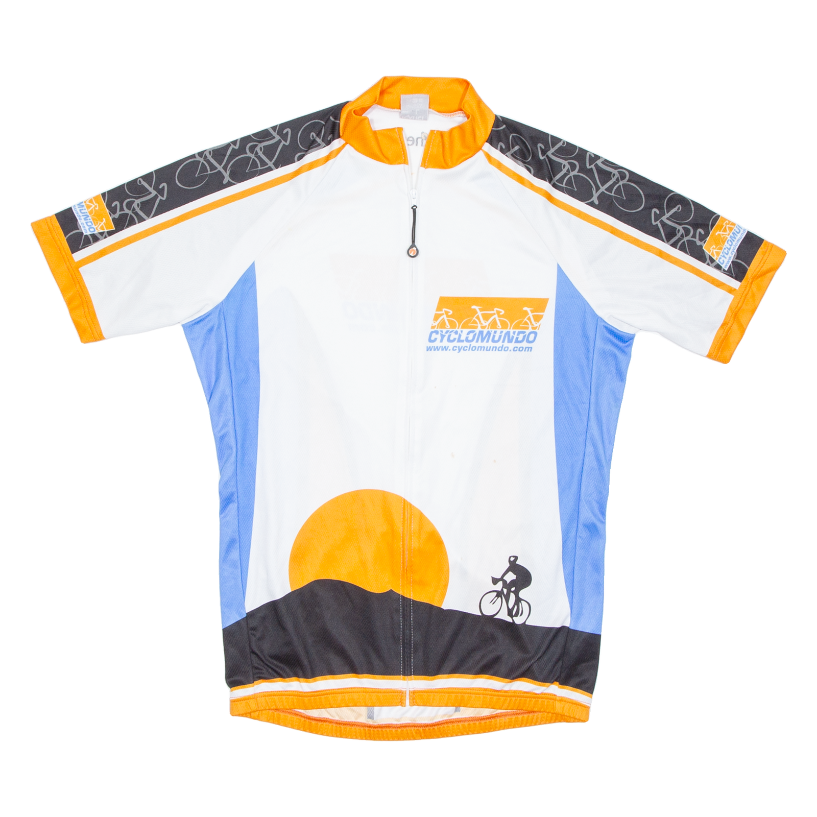 Cycling Mens Jersey Orange 1/2 Zip L Refurbished - N/A refurbished available on Cerqular