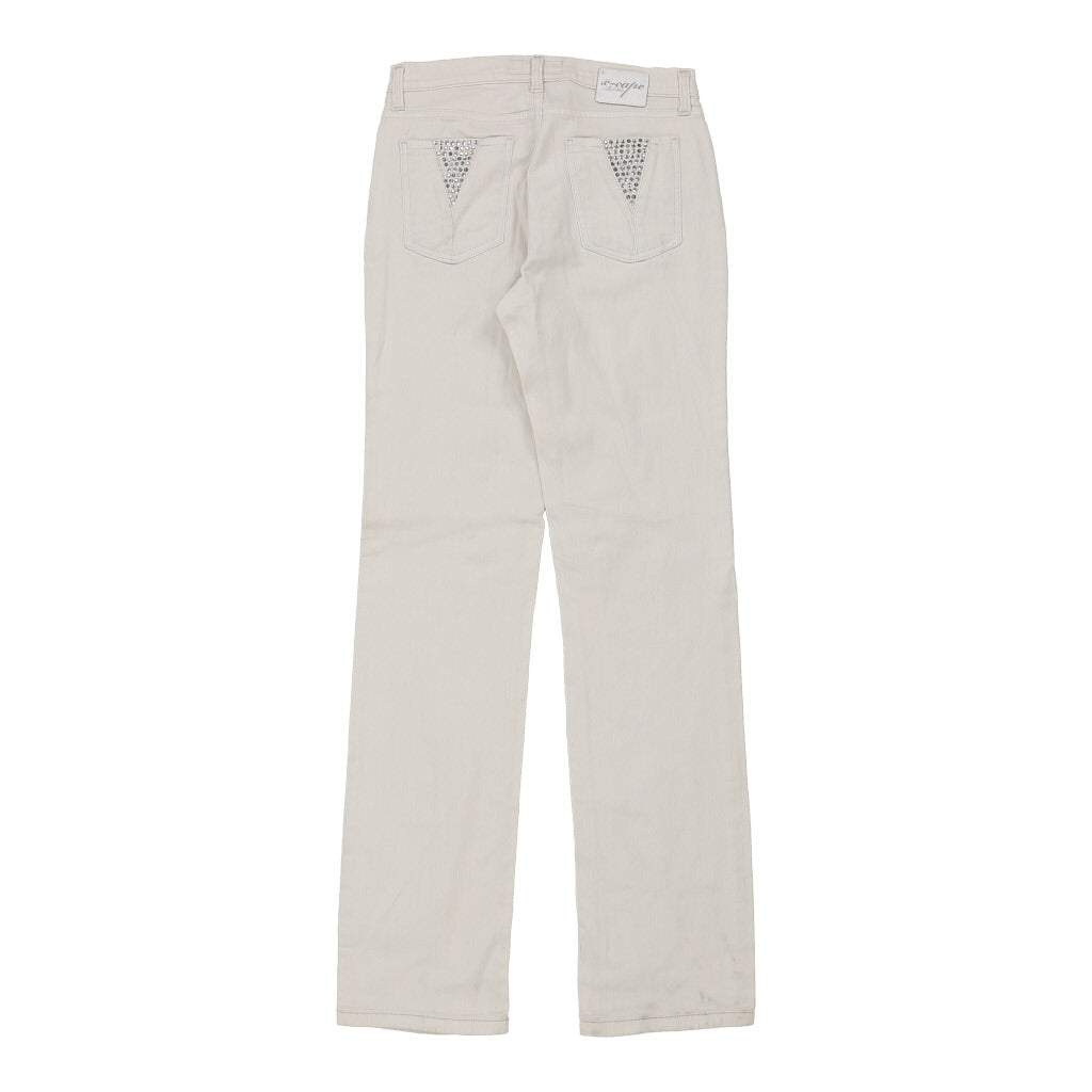 X-Cape Jeans - 28W UK 6 White Cotton Refurbished - Thrifted (note: this is a term often used to describe second- refurbished available on Cerqular