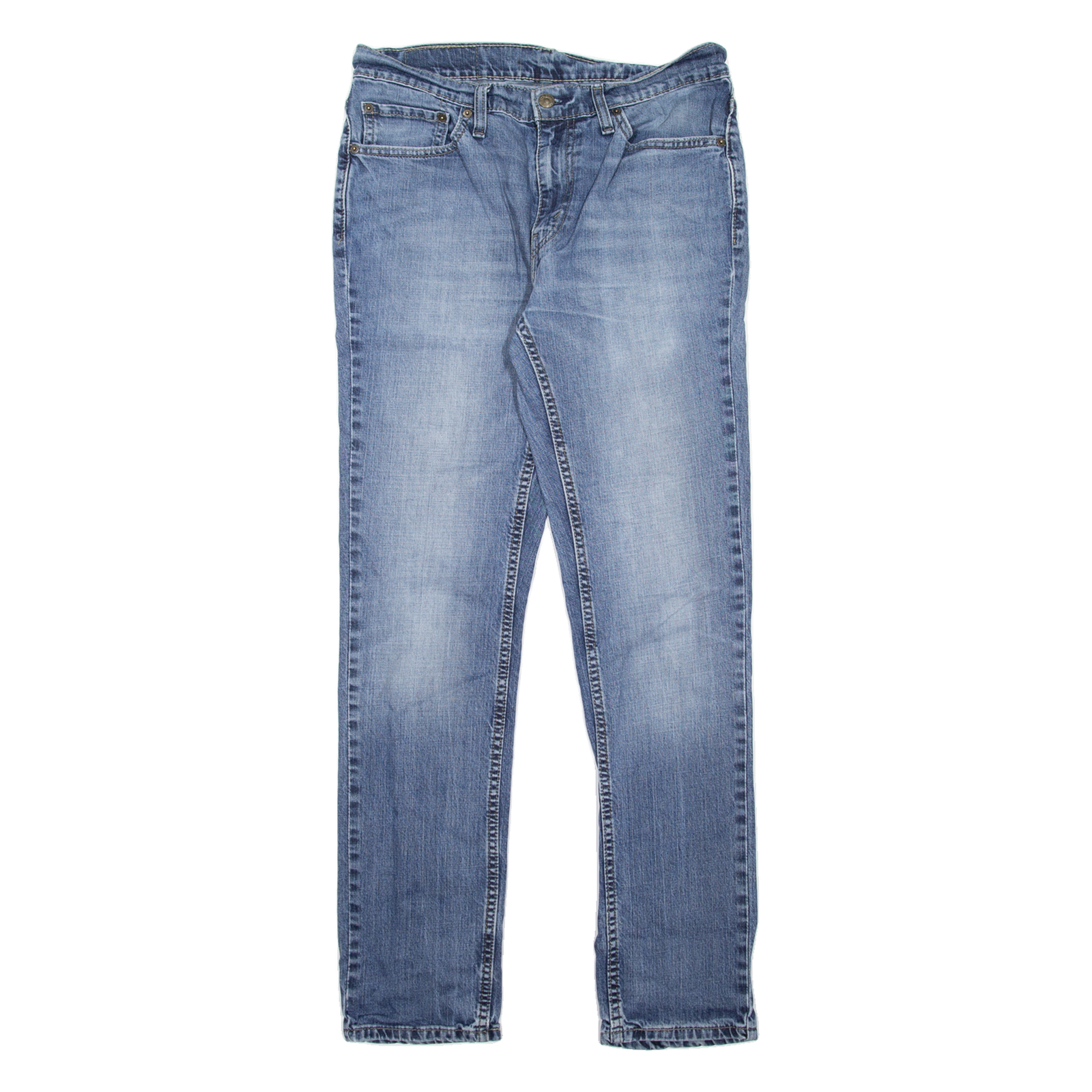 LEVI'S 511 Jeans Mens Blue Slim Straight Stone Wash W32 L32 Refurbished - N/A refurbished available on Cerqular