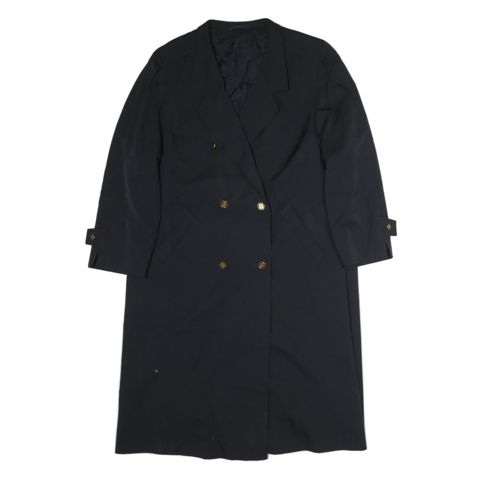 DEL MOD Womens Black Classic Long Sleeve Button Closure Cotton Blend Jacket L Refurbished - N/A refurbished available on Cerqular