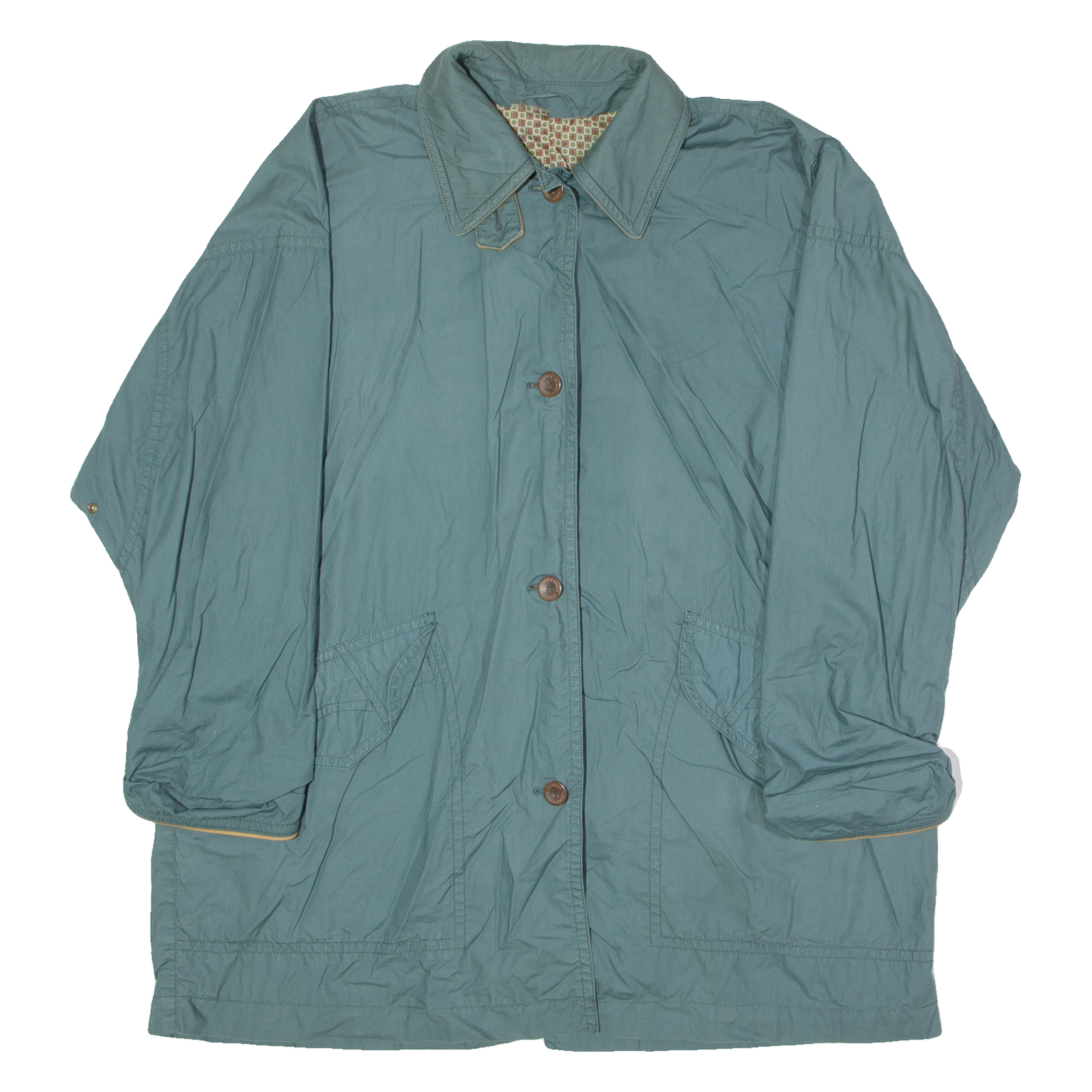 HEAD Womens Trench Coat Blue 90s UK 16 Refurbished - N/A refurbished available on Cerqular