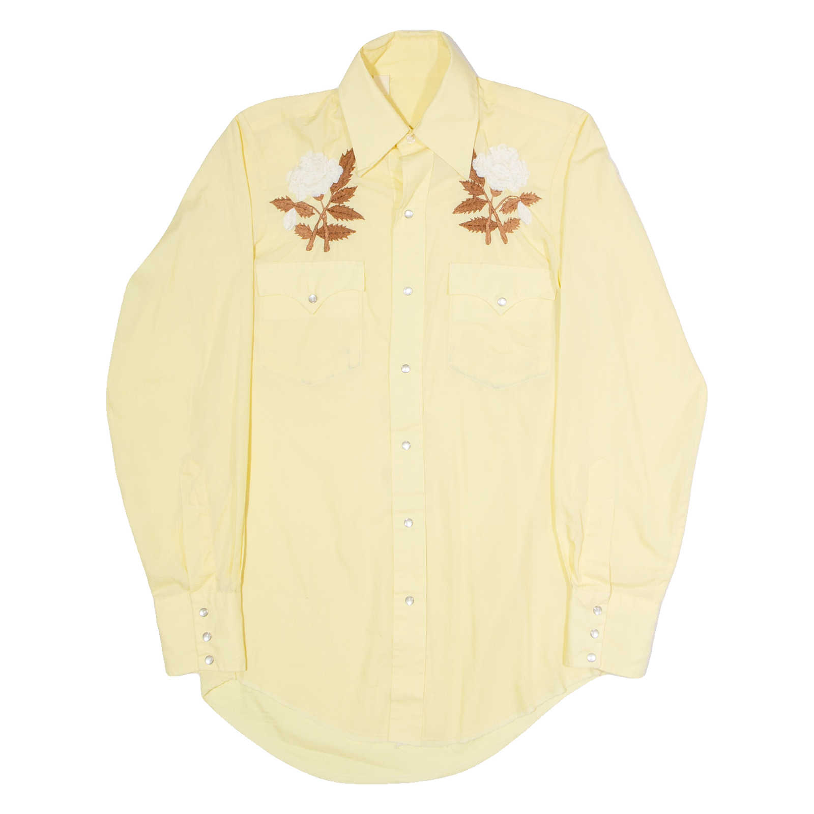 Womens Shirt Yellow Floral Long Sleeve S Refurbished - N/A refurbished available on Cerqular