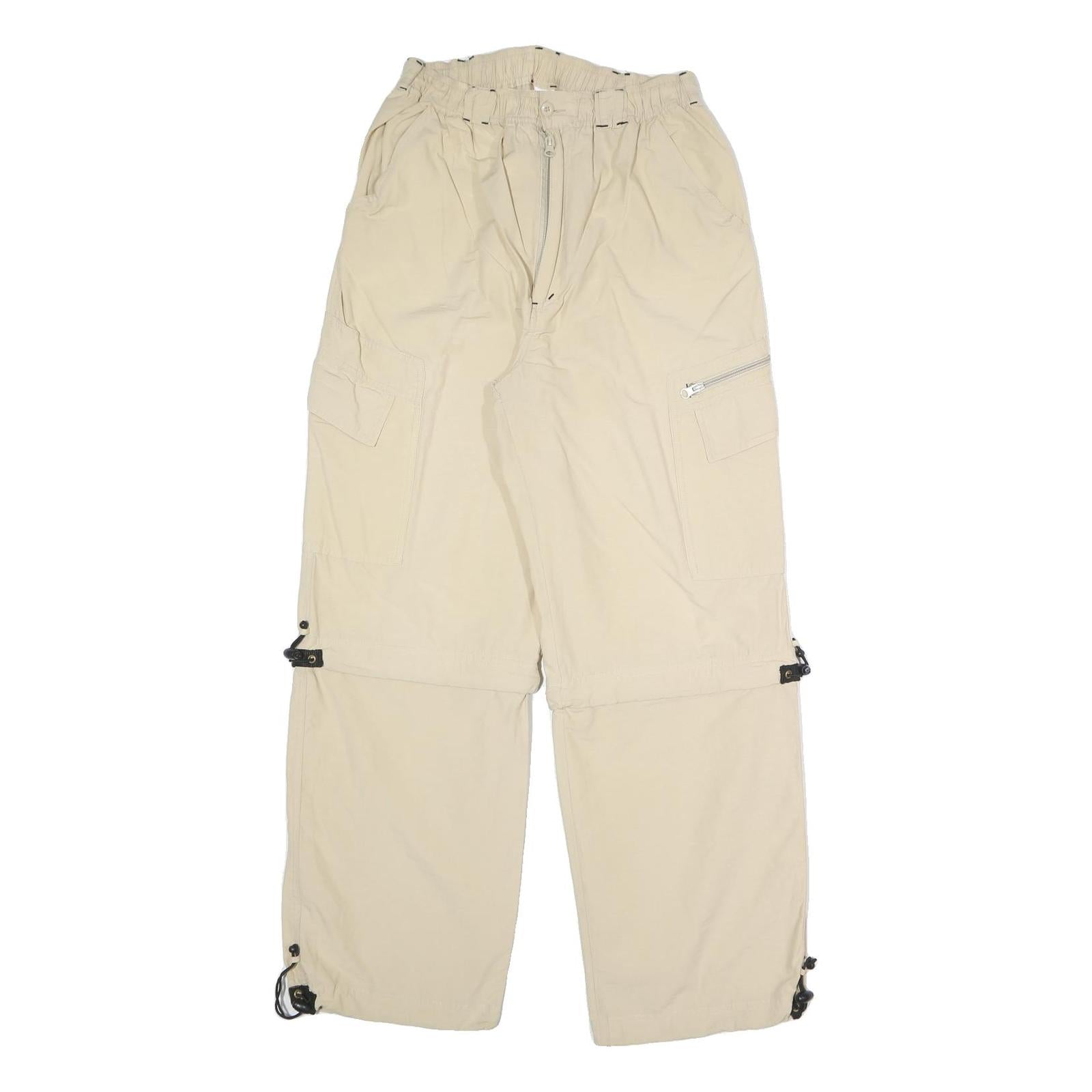 Buy Mens Relaxed Beige Polyester Blend Cargo Trousers W26 L29 Zip Pockets Casual Refurbished - $23.39 Mens Relaxed Beige Polyester Blend Cargo Trousers W26 L29 Zip Pockets Casual Refurbished - N/A refurbished available on Cerqular