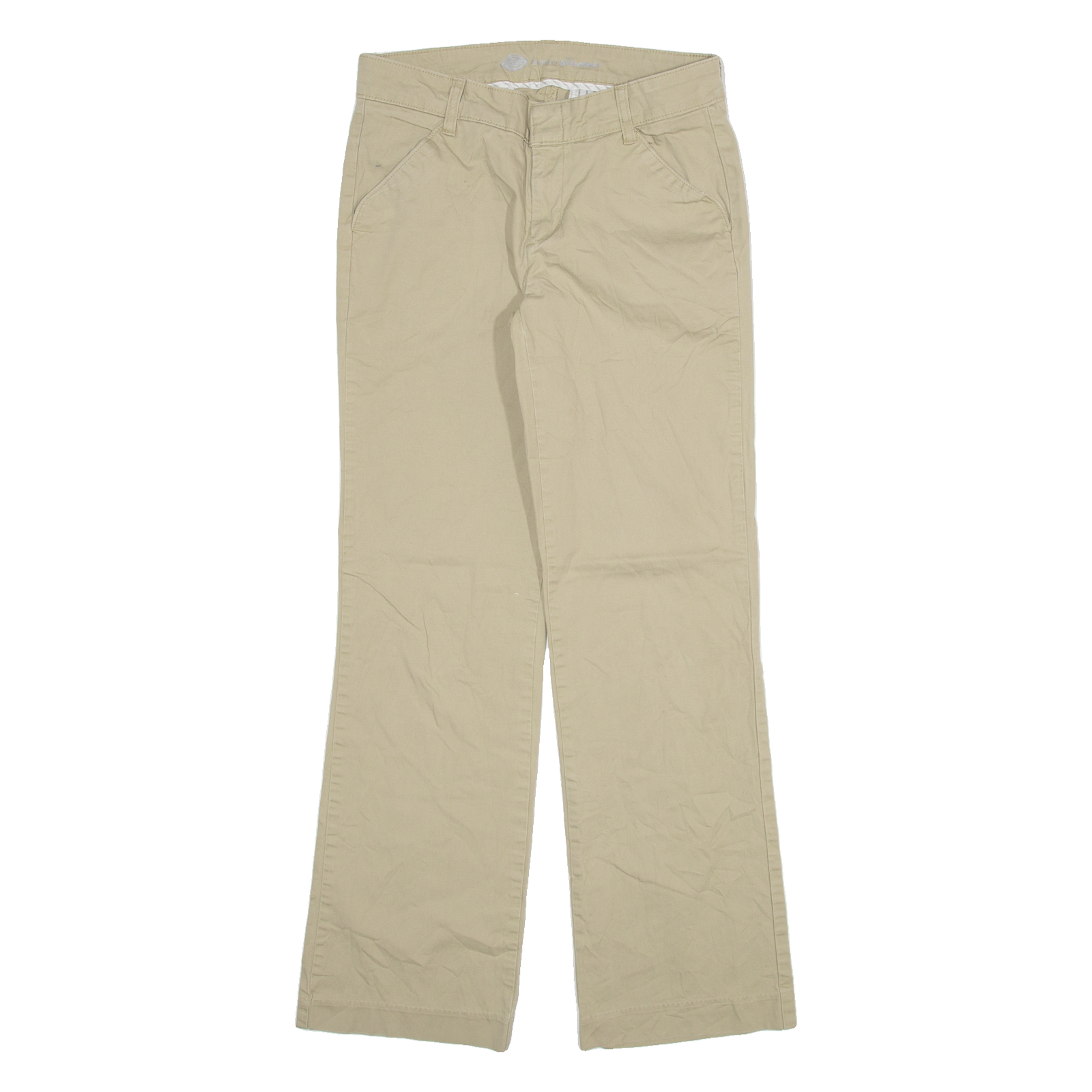 DICKIES Womens Trousers Beige Relaxed Straight W29 L30 Refurbished - N/A refurbished available on Cerqular
