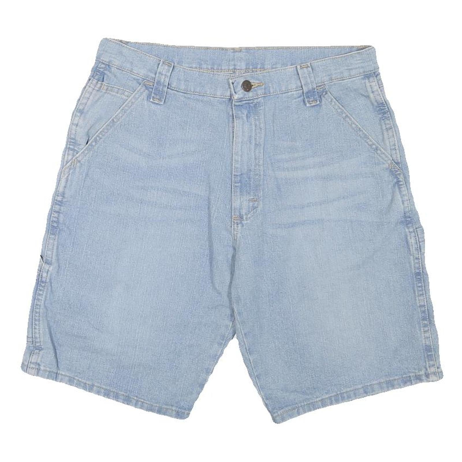 WRANGLER Mens Shorts Blue Casual L W32 Denim Cargo Pockets Refurbished - N/A refurbished available on Cerqular