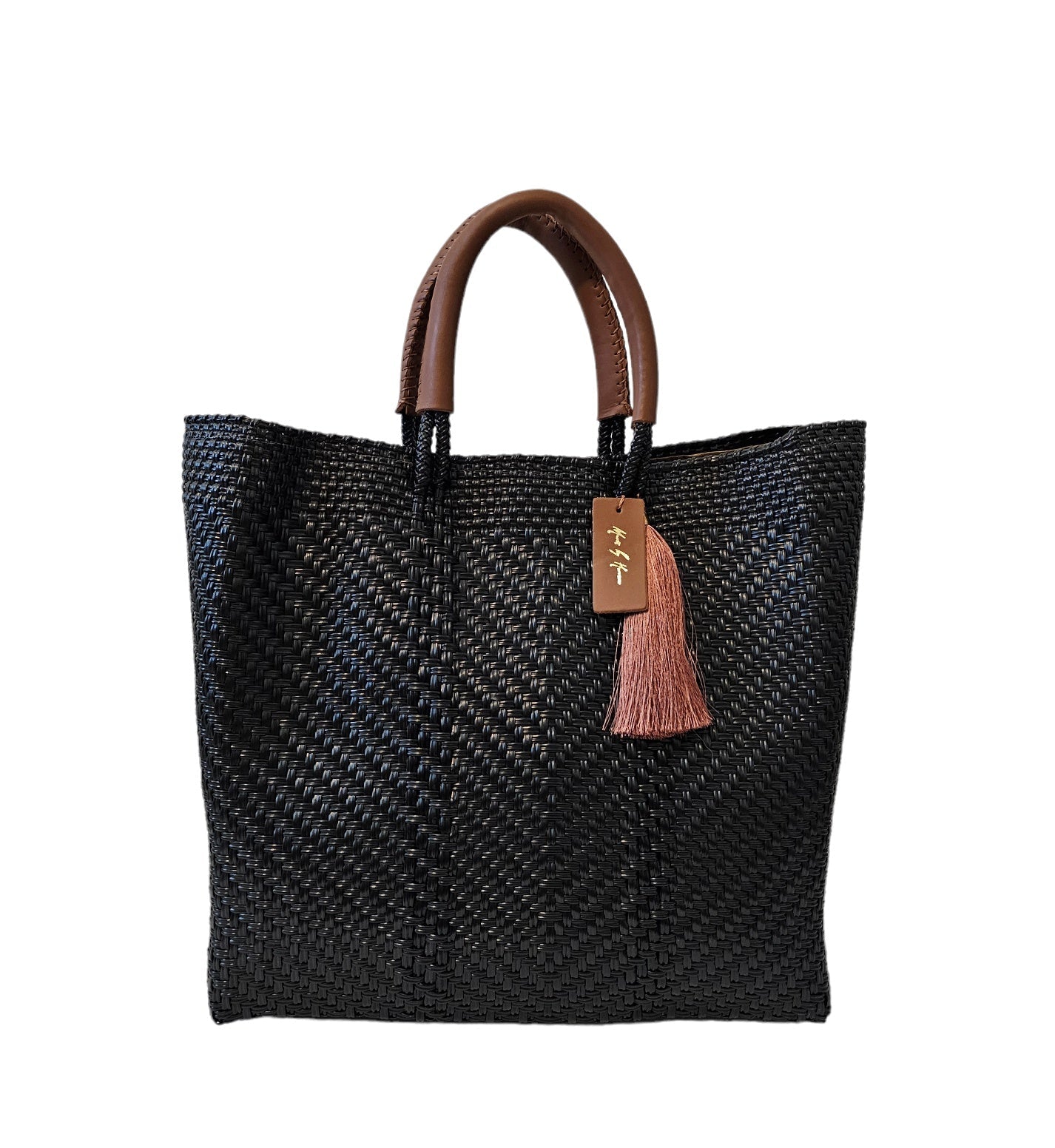 Buy Hannah Tote Bag - Black Pearl Refurbished - $160.00 Hannah Tote Bag - Black Pearl Refurbished - Mavis by Herrera refurbished available on Cerqular