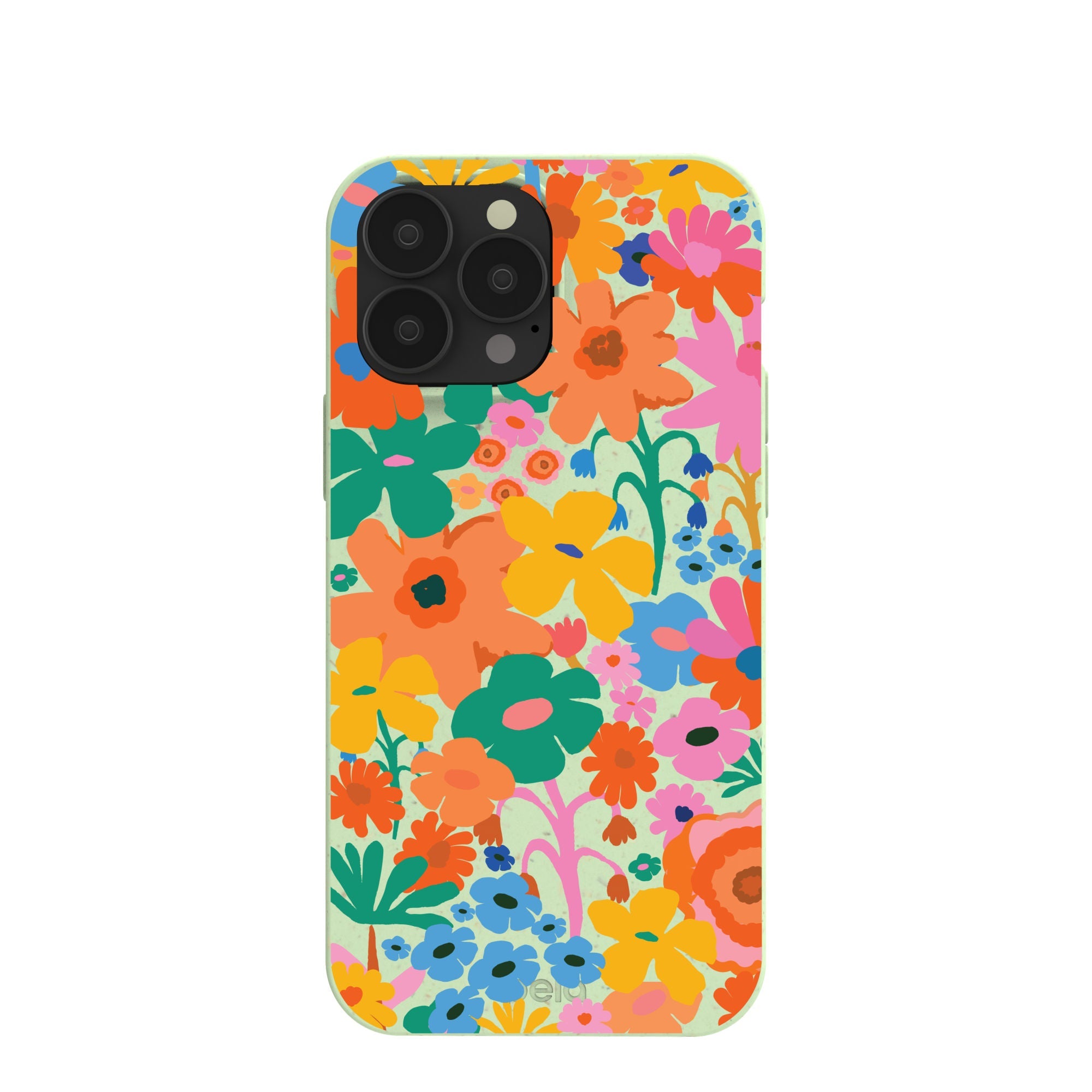 Sage Green Bright Spring iPhone 13 Pro Max Case Refurbished - Pela Case refurbished available on Cerqular