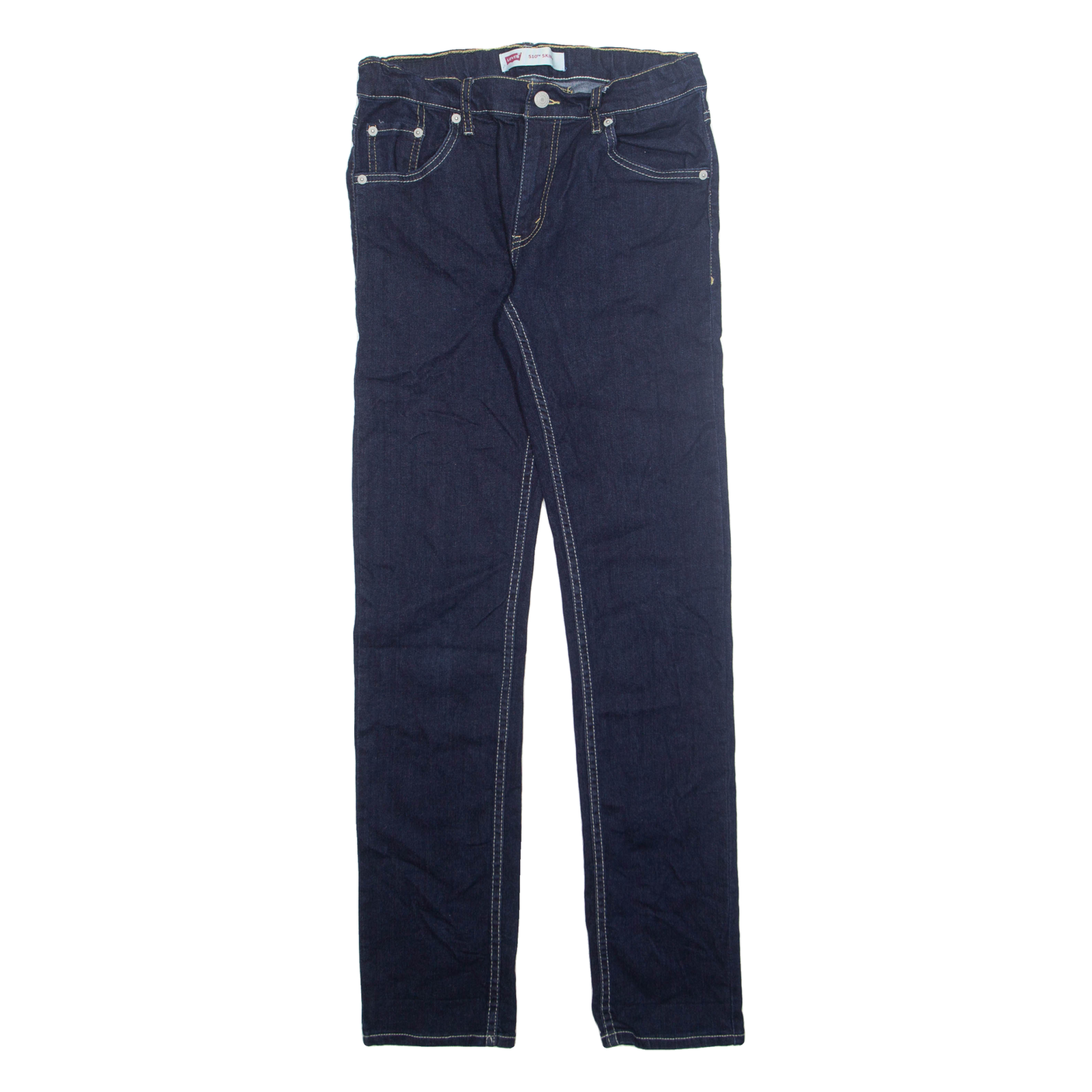 LEVI'S Womens Jeans Blue Regular Tapered W28 L31 Refurbished - N/A refurbished available on Cerqular