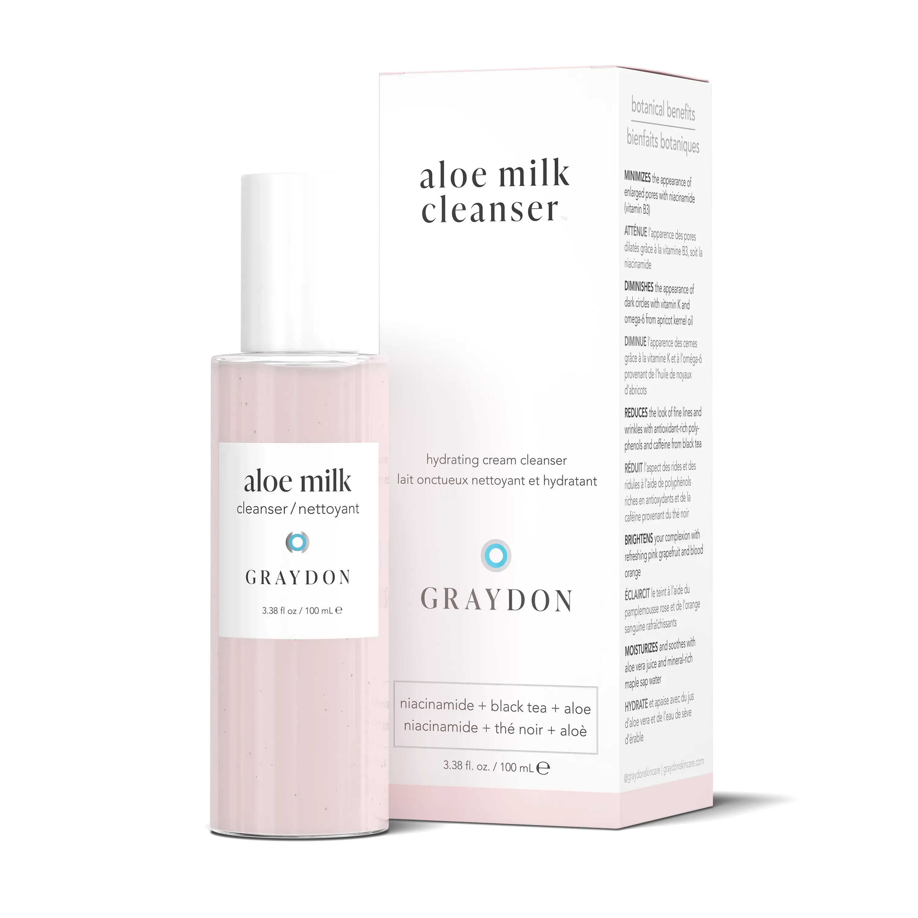 aloe milk cleanser | Size: 100 mL Refurbished - Graydon Skincare refurbished available on Cerqular