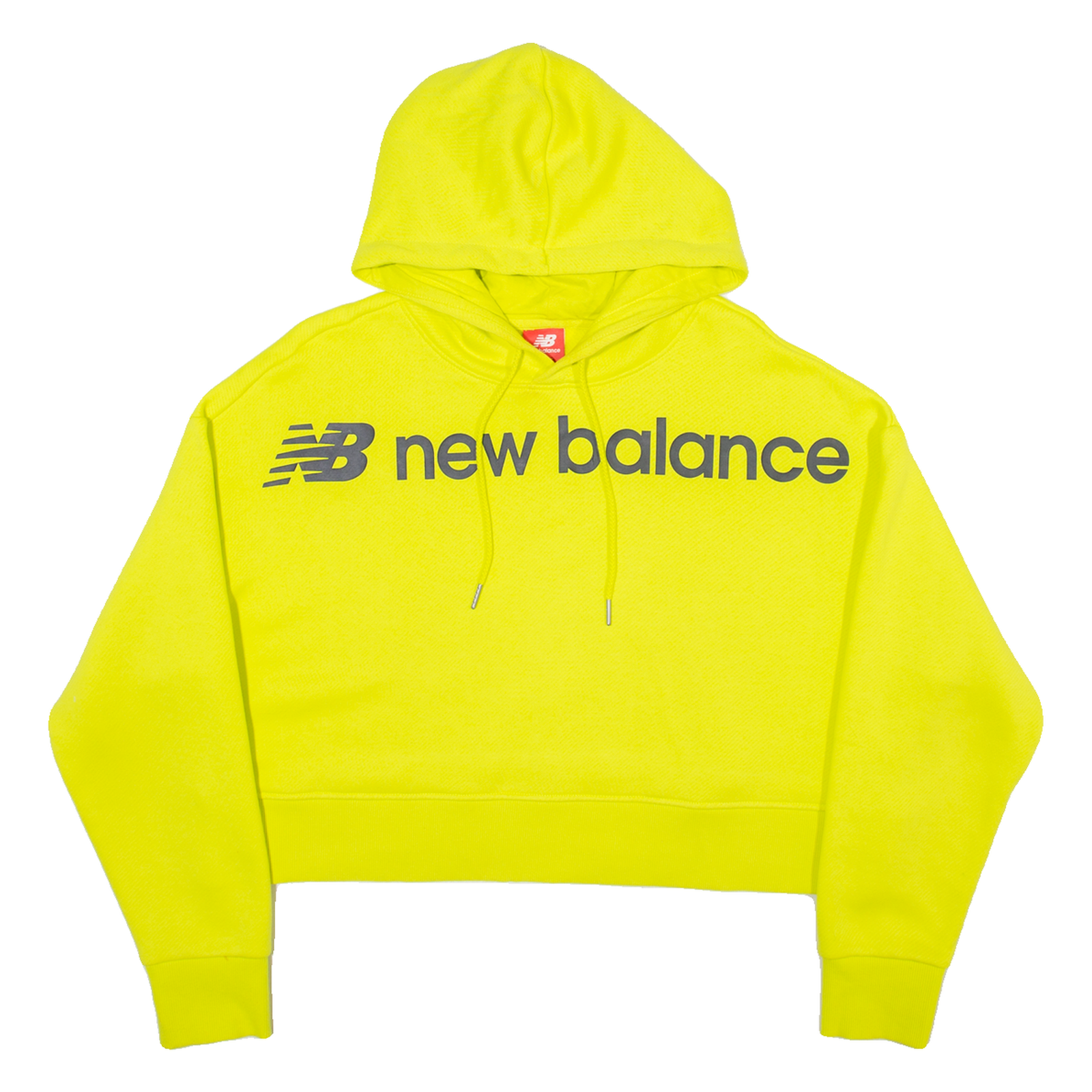 NEW BALANCE Cropped Womens Green Hoodie L Refurbished - N/A refurbished available on Cerqular