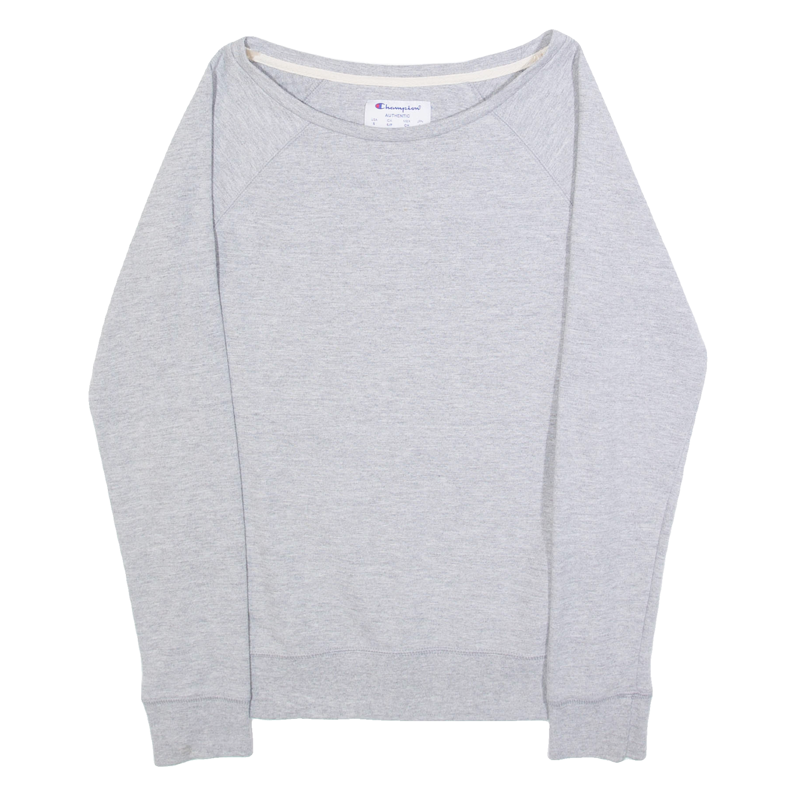 CHAMPION Womens Sweatshirt Grey Crew Neck L Refurbished - N/A refurbished available on Cerqular