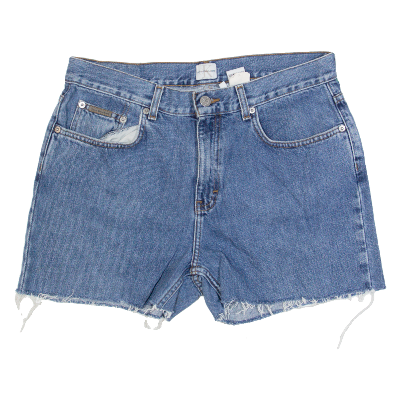 CALVIN KLEIN JEANS Womens Denim Shorts Blue M W32 Refurbished - N/A refurbished available on Cerqular