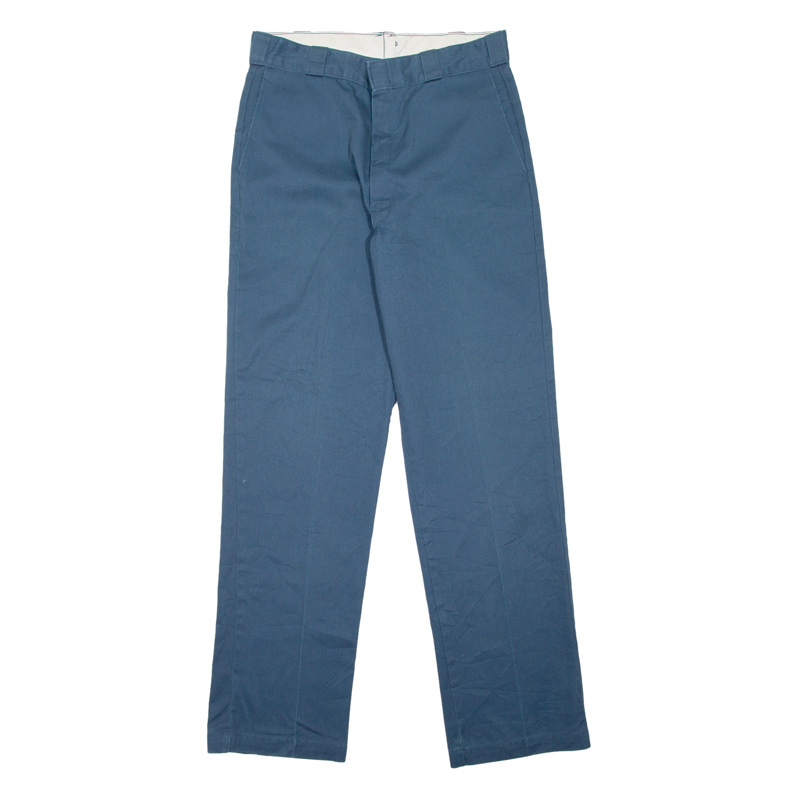 DICKIES Workwear Mens Trousers Blue Regular Straight W32 L34 Refurbished - N/A refurbished available on Cerqular