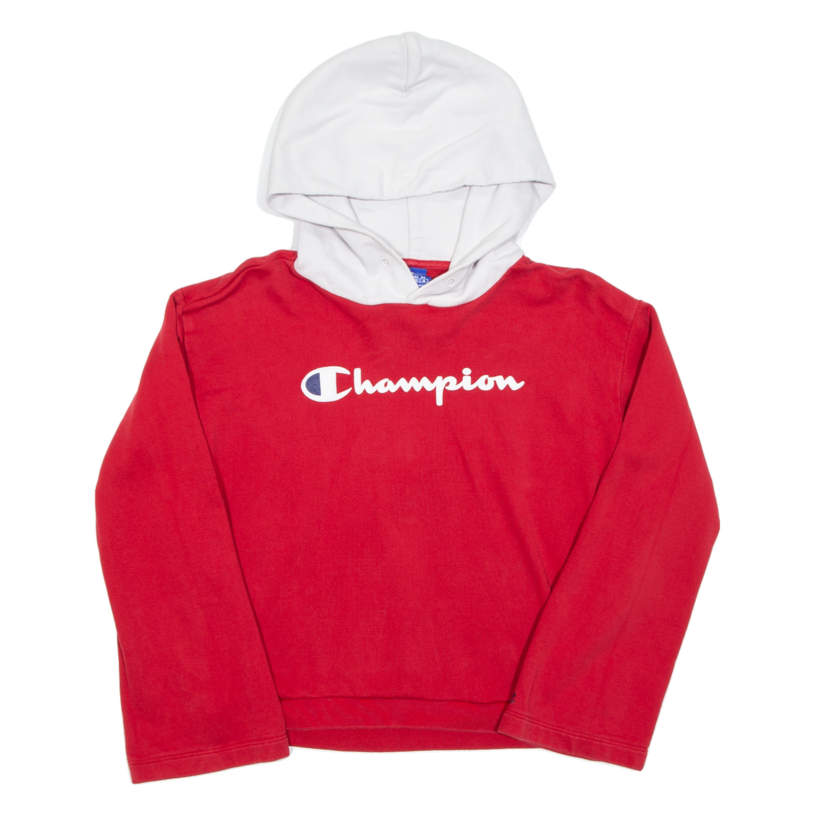 CHAMPION Cropped Open Back Womens Red Hoodie S Refurbished - N/A refurbished available on Cerqular