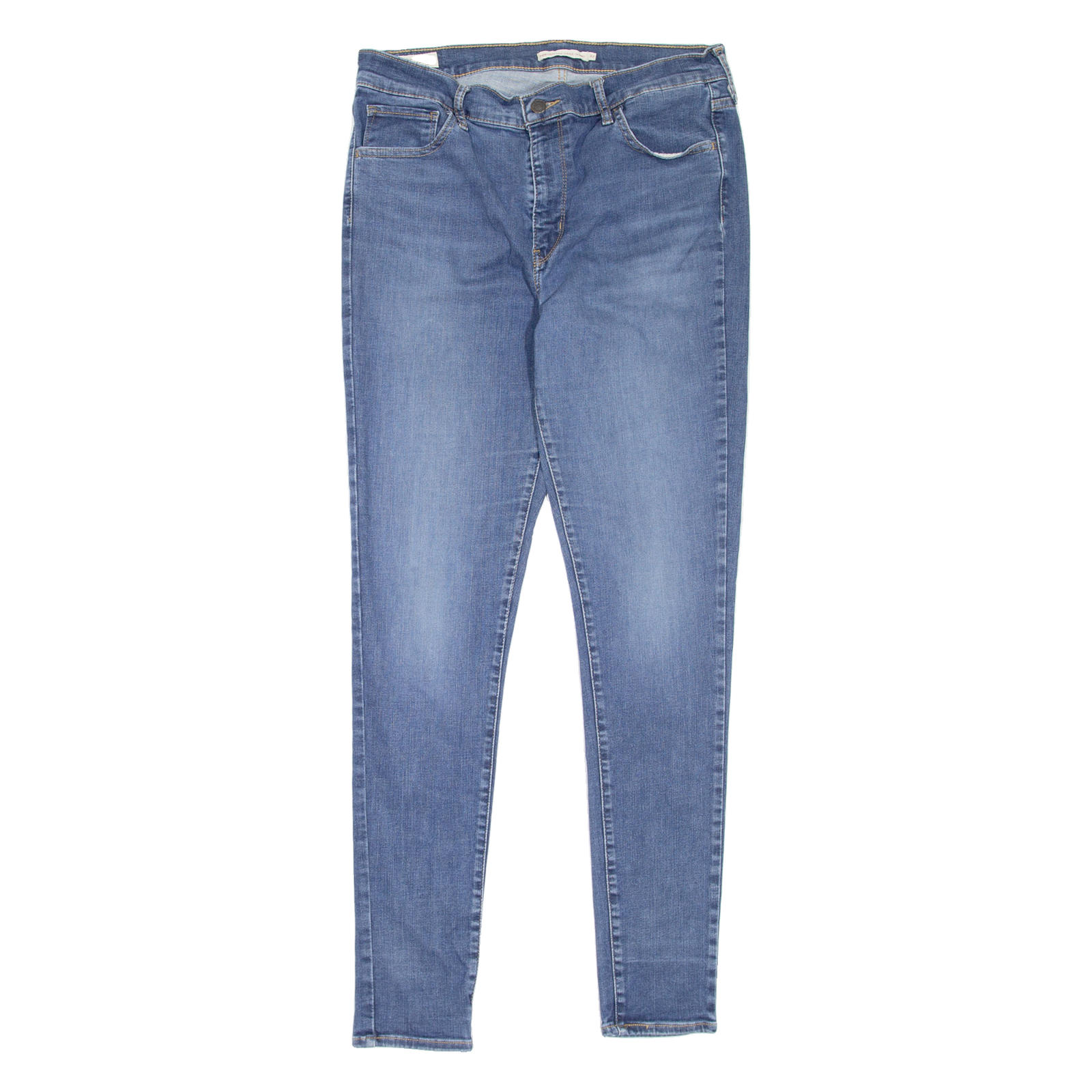 LEVI'S 720 High Rise BIG E Womens Jeans Blue Slim Skinny Stone Wash W32 L32 Refurbished - N/A refurbished available on Cerqular