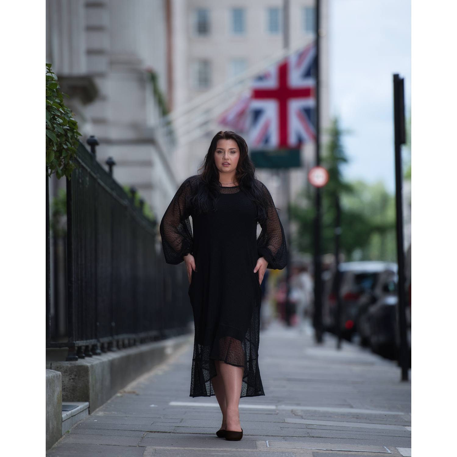 Aphrodite Black Holiday Resort Midi Dress | Size: Size UK 16/ US 12 | Color: Black Refurbished - N/A refurbished available on Cerqular