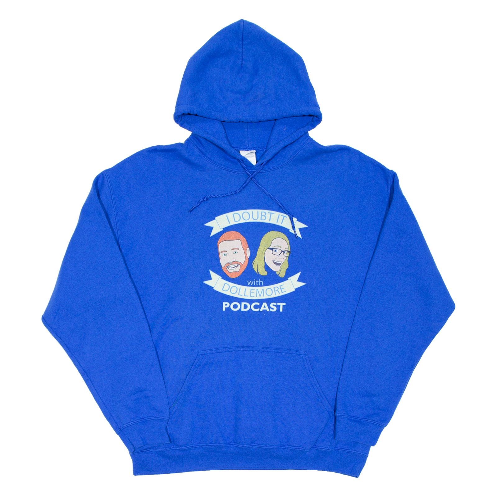GILDAN Mens Blue Hoodie L Refurbished - N/A refurbished available on Cerqular