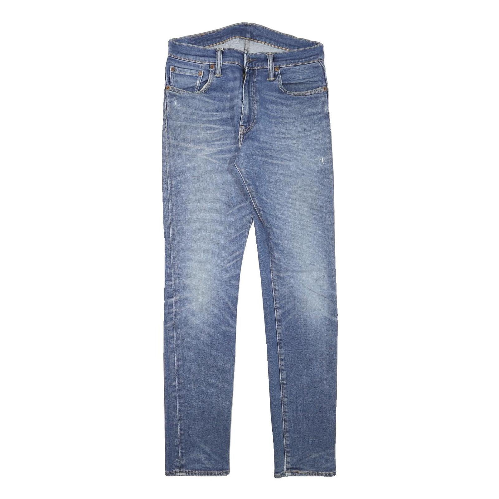 LEVI'S Mens Slim Blue Denim Jeans Zip W28 L30 Classic Cotton Blend Refurbished - N/A refurbished available on Cerqular