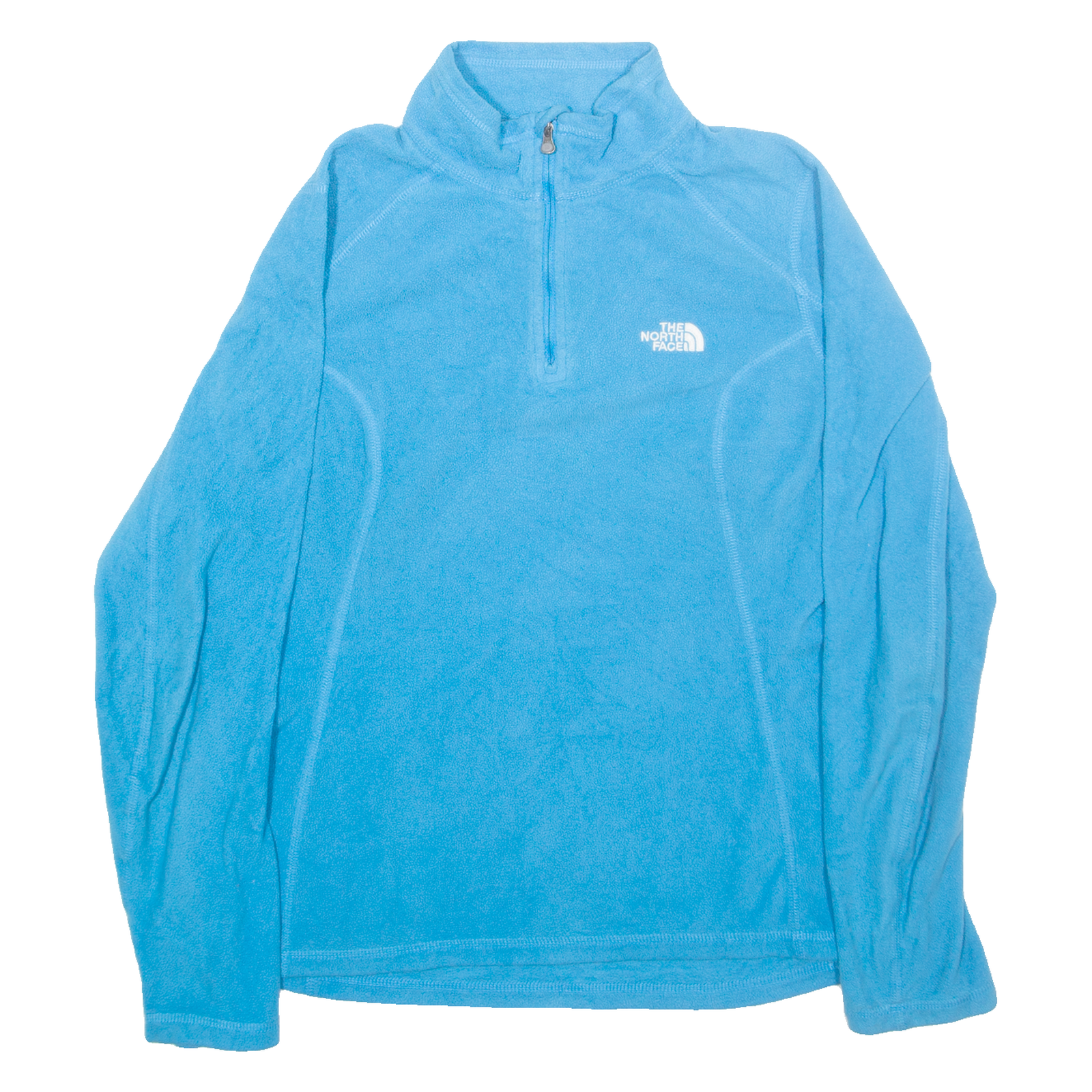 THE NORTH FACE Womens Fleece Blue 1/4 Zip M Refurbished - N/A refurbished available on Cerqular