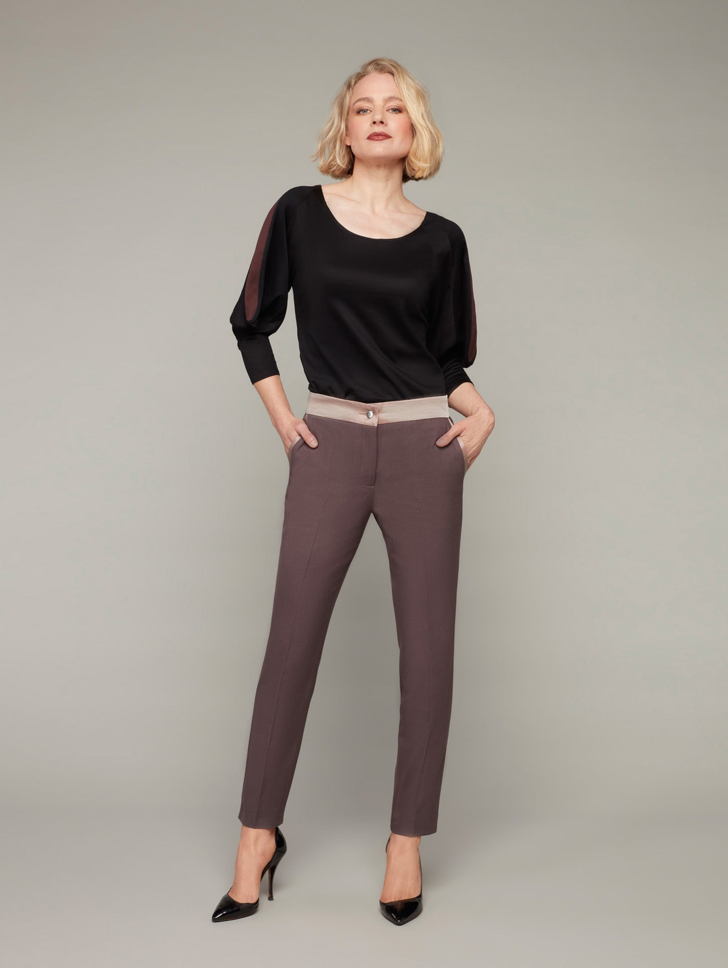 Buy OBELISK | Tapered Cropped Trousers | Color: Nutmeg | Size: XXS Refurbished - $184.59 OBELISK | Tapered Cropped Trousers | Color: Nutmeg | Size: XXS Refurbished - N/A refurbished available on Cerqular