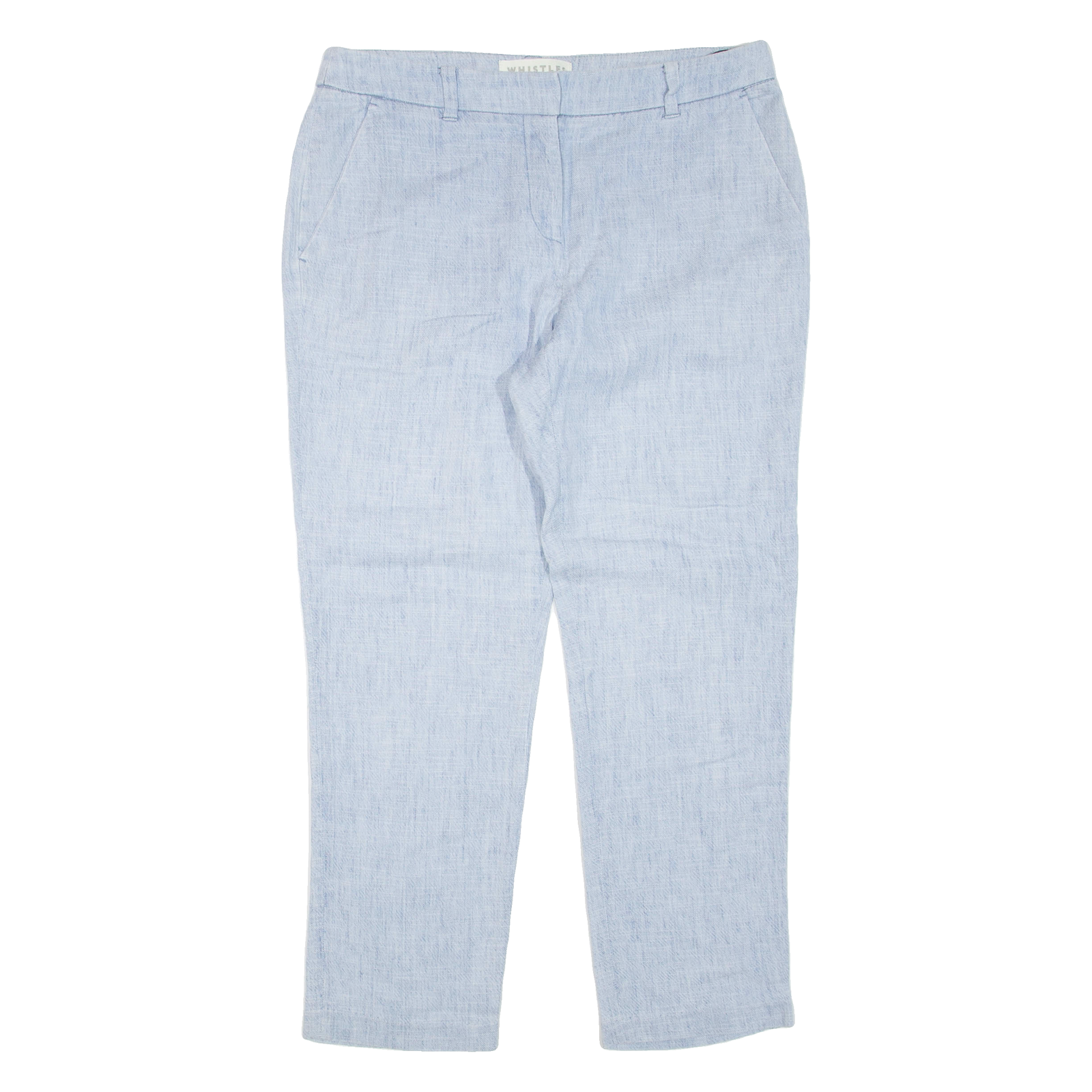 WHISTLES Womens Trousers Blue Regular Tapered W30 L27 Refurbished - N/A refurbished available on Cerqular