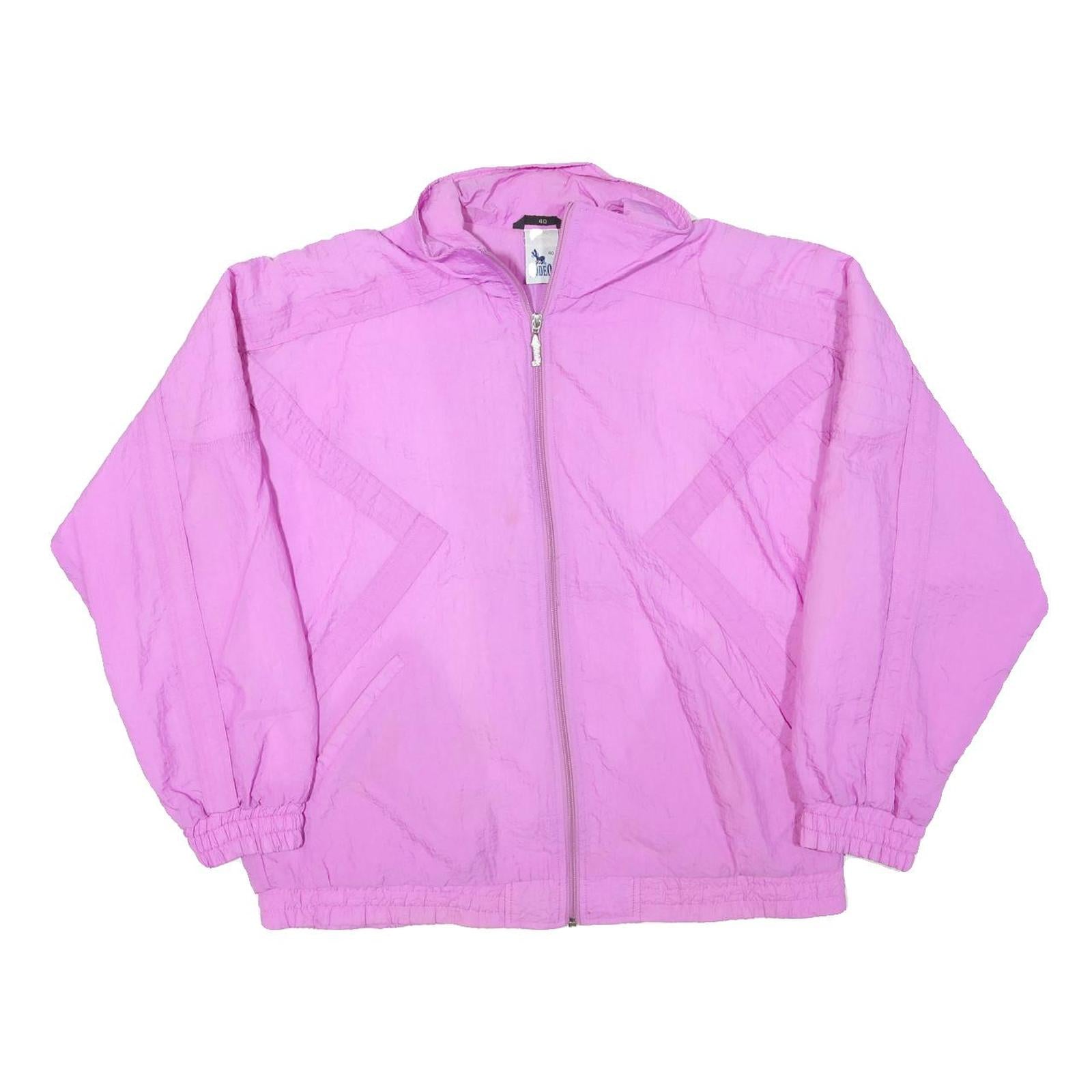 RODEO Womens Pink Jacket L Polyester Blend Plain Zip Casual Lightweight Refurbished - N/A refurbished available on Cerqular