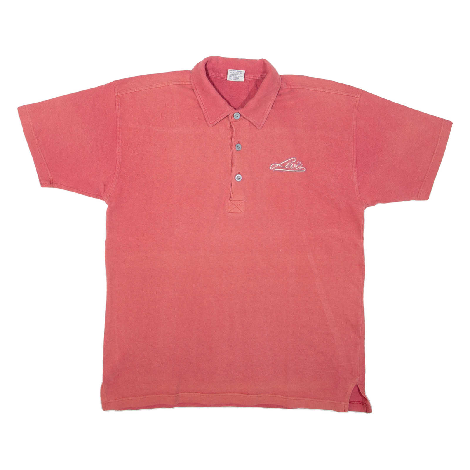 LEVI'S Mens Polo Shirt Pink M Refurbished - N/A refurbished available on Cerqular