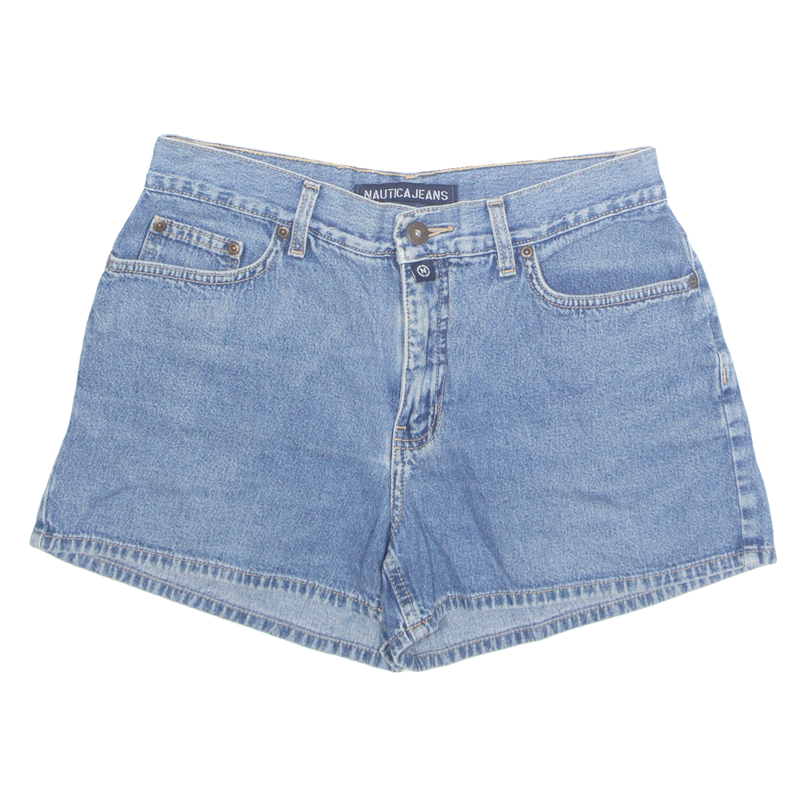 NAUTICA JEANS Womens Denim Shorts Blue UK 8 W30 Refurbished - N/A refurbished available on Cerqular