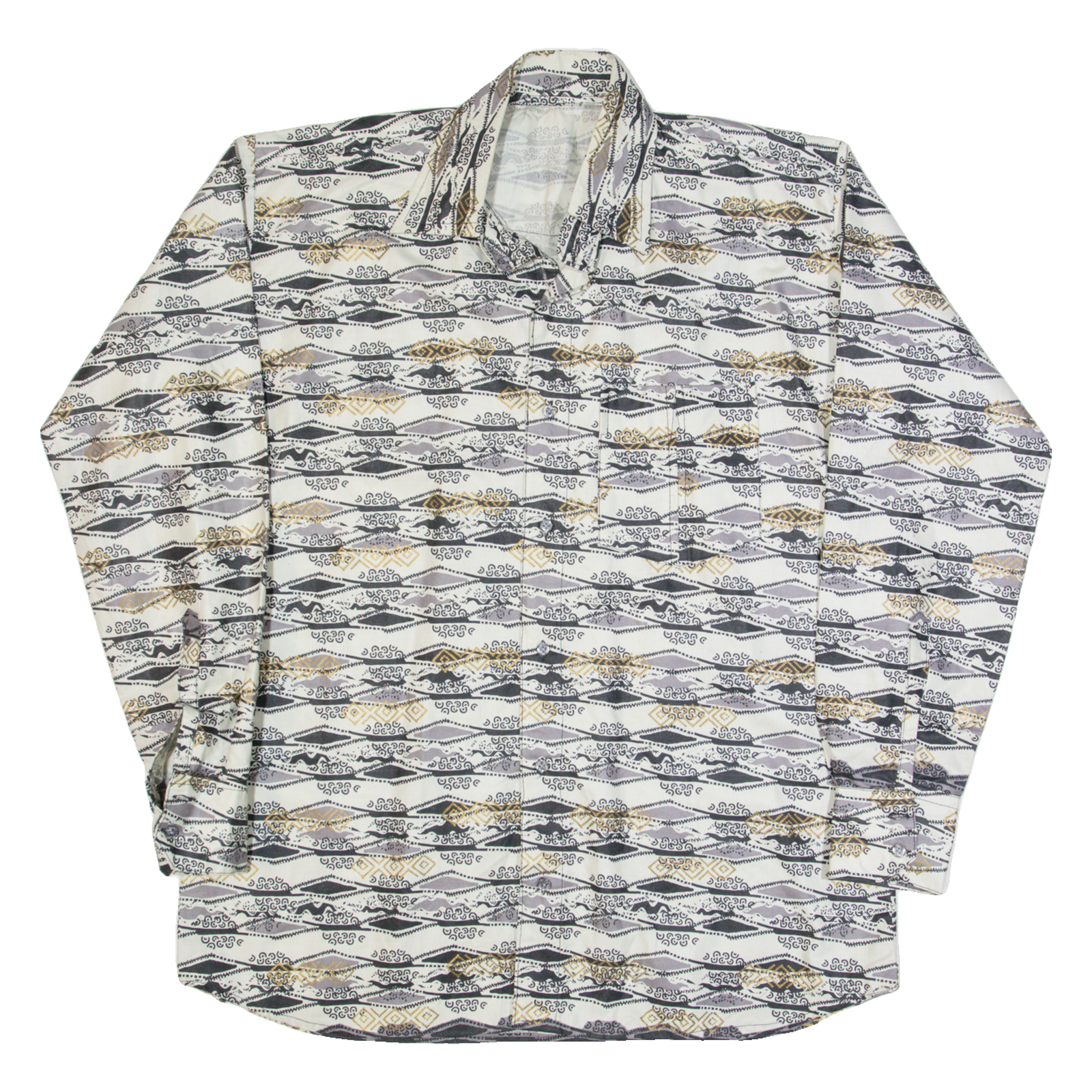 Mens Shirt White Striped Long Sleeve XL Refurbished - N/A refurbished available on Cerqular