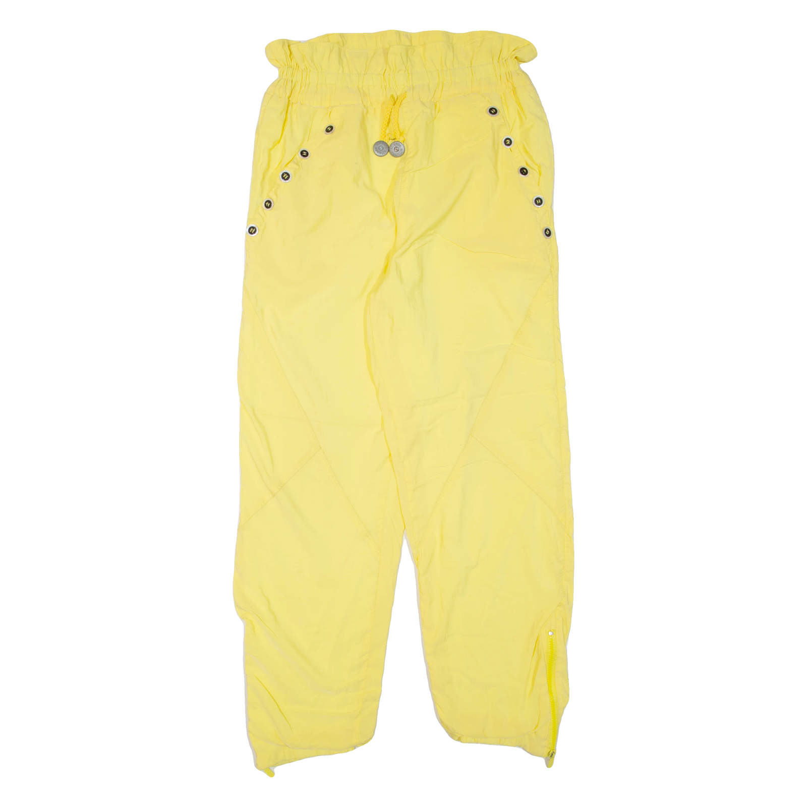 ELLESSE Womens Track Pants Yellow Tapered L W28 L30 Refurbished - N/A refurbished available on Cerqular