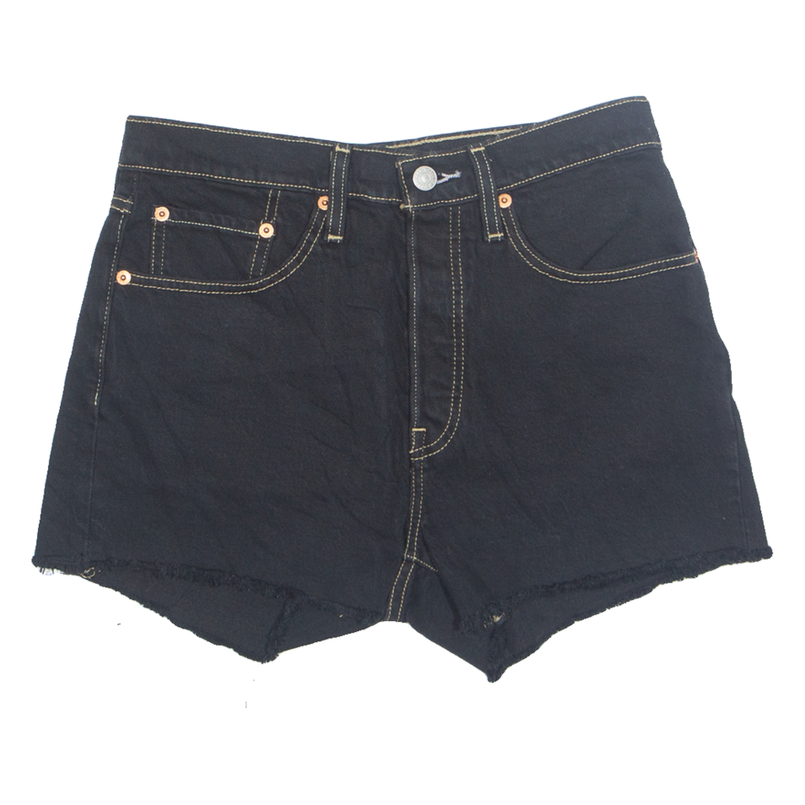 LEVI'S Cut Off 501 Womens Denim Shorts Blue S W28 Refurbished - N/A refurbished available on Cerqular