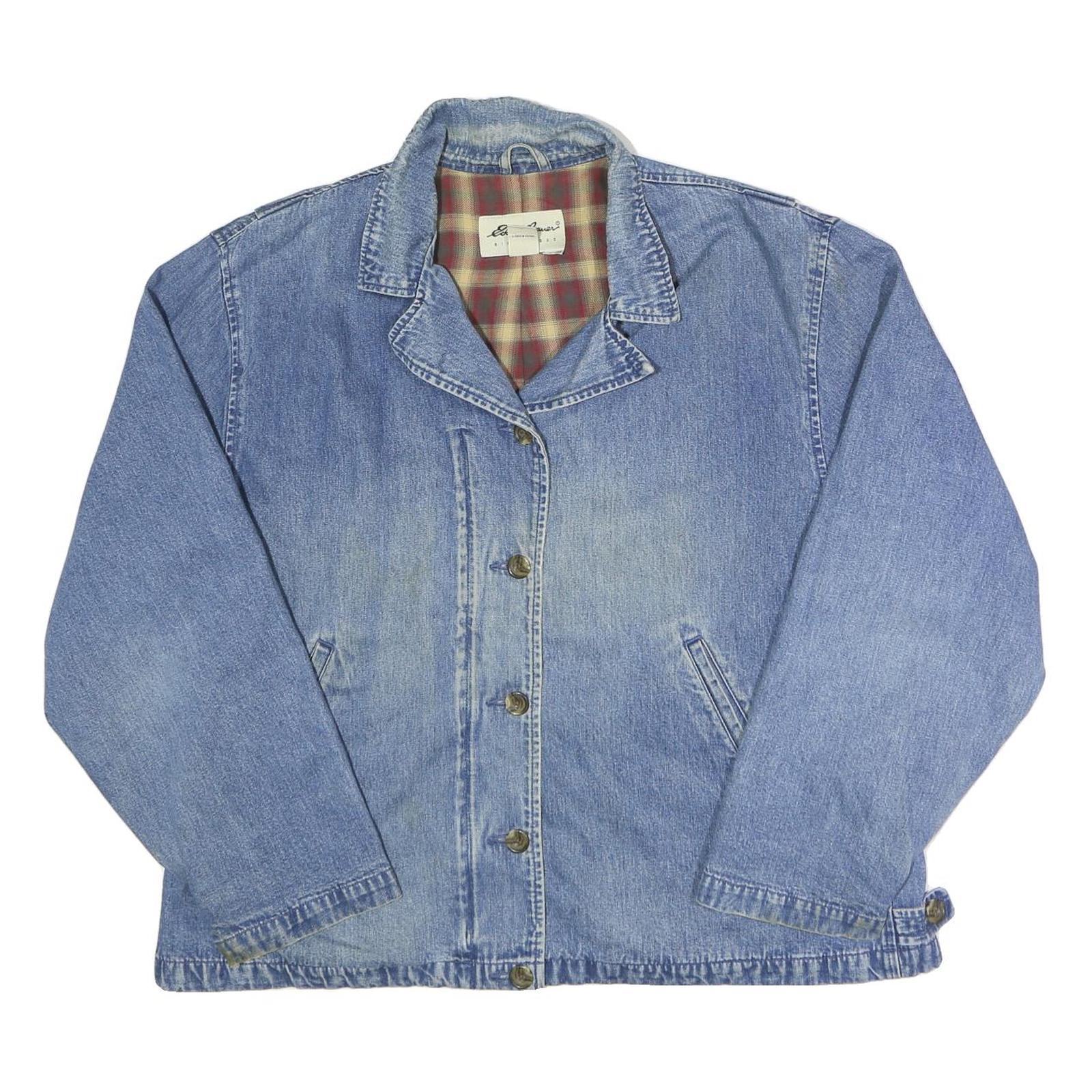 Buy EDDIE BAUER Womens Blue Denim Button Jacket 2XL Cotton Casual Outerwear Refurbished - $44.19 EDDIE BAUER Womens Blue Denim Button Jacket 2XL Cotton Casual Outerwear Refurbished - N/A refurbished available on Cerqular