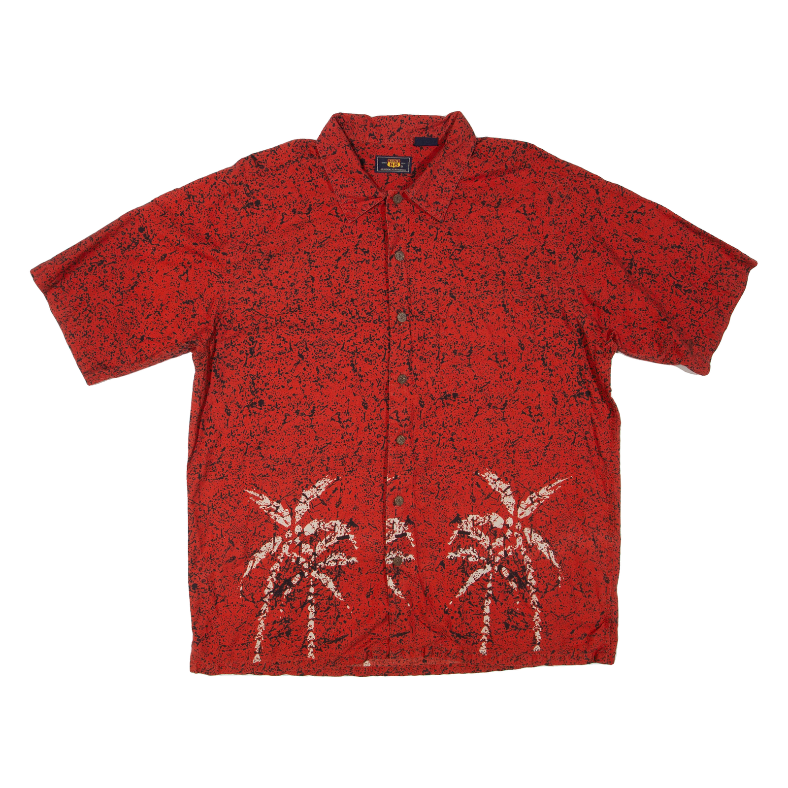 ROUTE 66 Mens Hawaiian Shirt Red L Refurbished - N/A refurbished available on Cerqular
