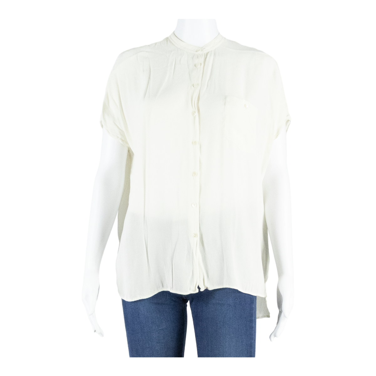 TCN Womens Shirt Beige Sleeveless Silk S Refurbished - N/A refurbished available on Cerqular