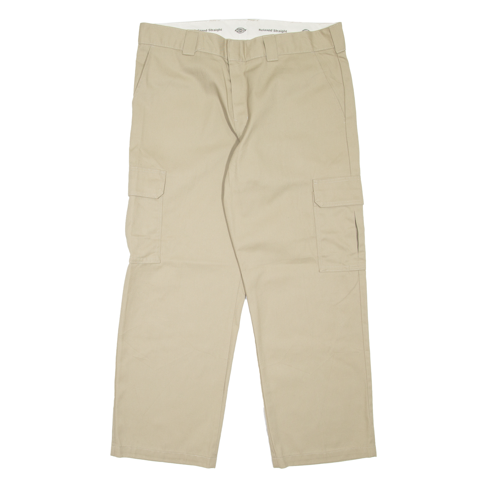 DICKIES Cargo Workwear Mens Trousers Beige Relaxed Straight W38 L30 Refurbished - N/A refurbished available on Cerqular