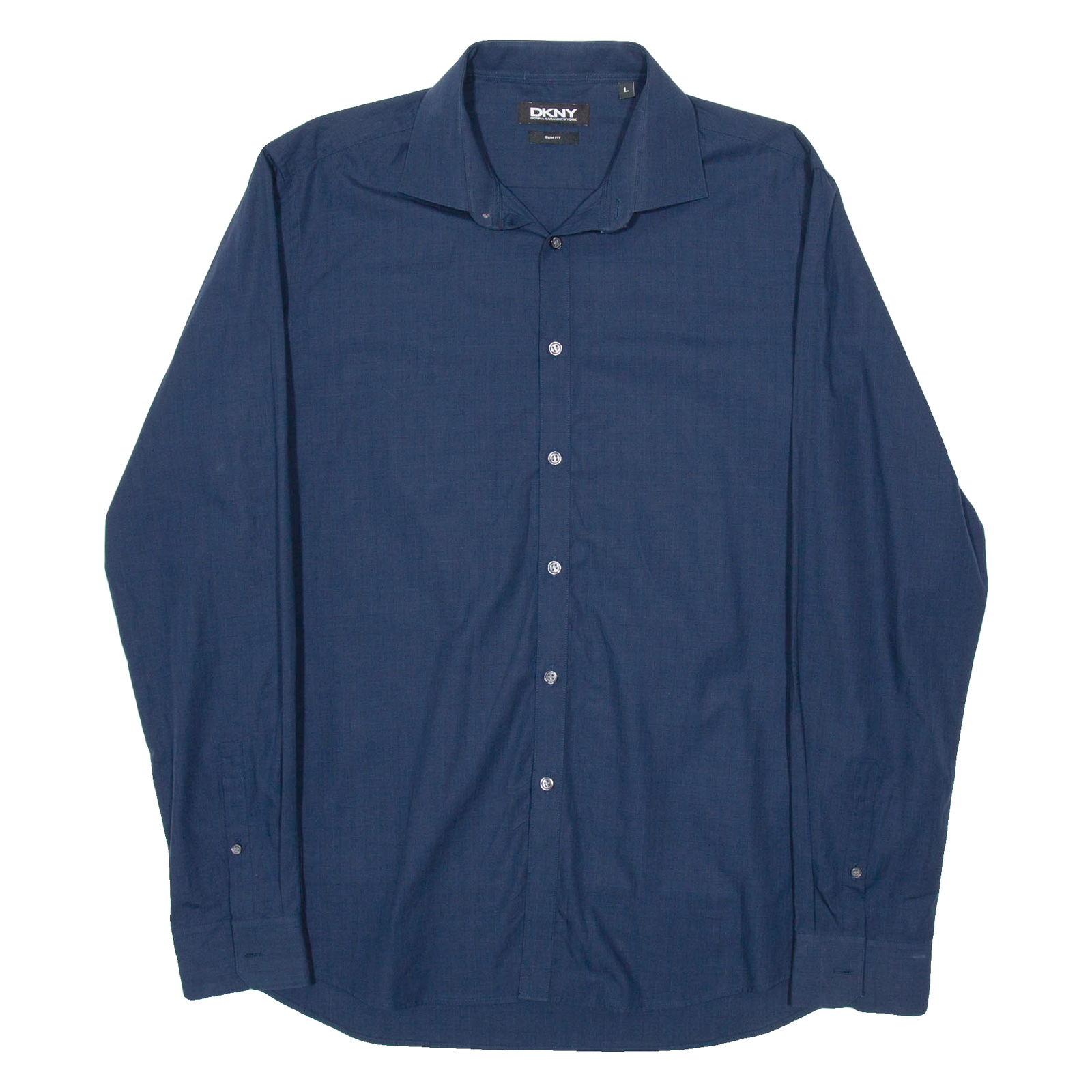DKNY Mens Shirt Blue Long Sleeve L Refurbished - N/A refurbished available on Cerqular