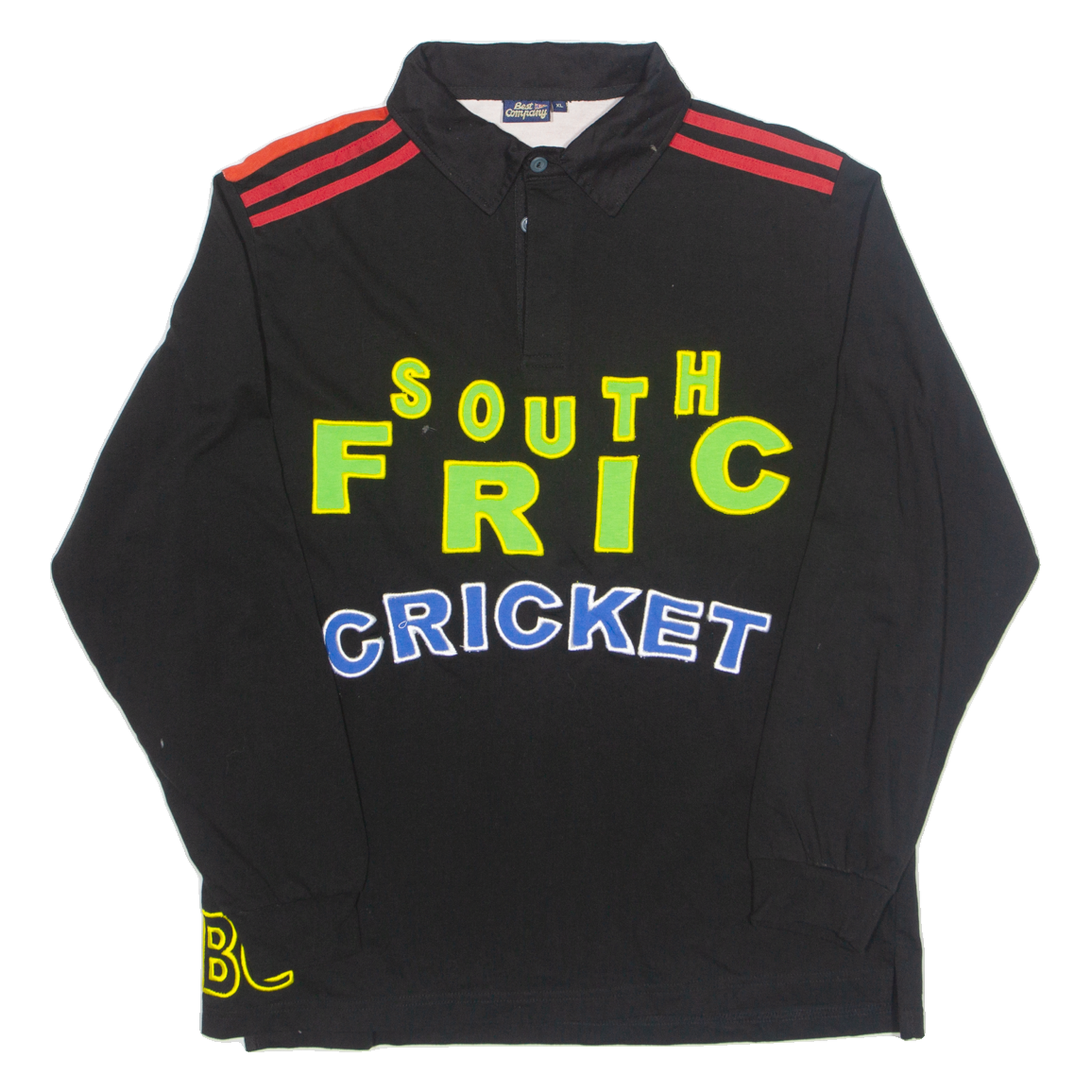 Buy BEST COMPANY South Africa Mens Polo Shirt Black Crazy Pattern Long Sleeve XL Refurbished - $36.39 BEST COMPANY South Africa Mens Polo Shirt Black Crazy Pattern Long Sleeve XL Refurbished - N/A refurbished available on Cerqular